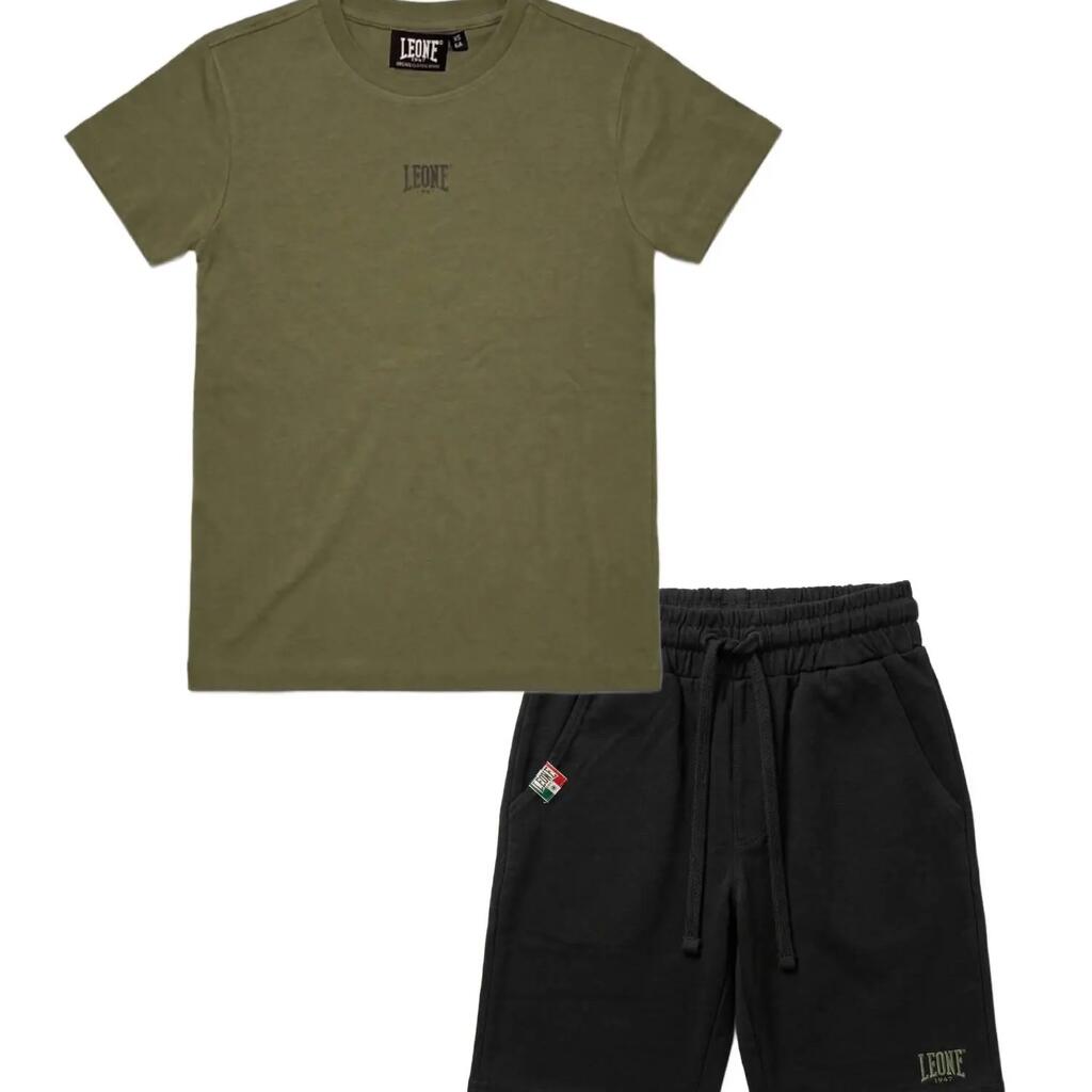 Basic t-shirt + Bermuda shorts set for children