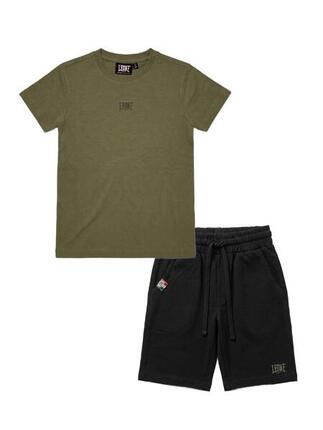 Ensemble t-shirt basique + bermuda pour enfants