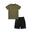 Set tricou simplu + pantaloni scurți Bermuda pentru copii