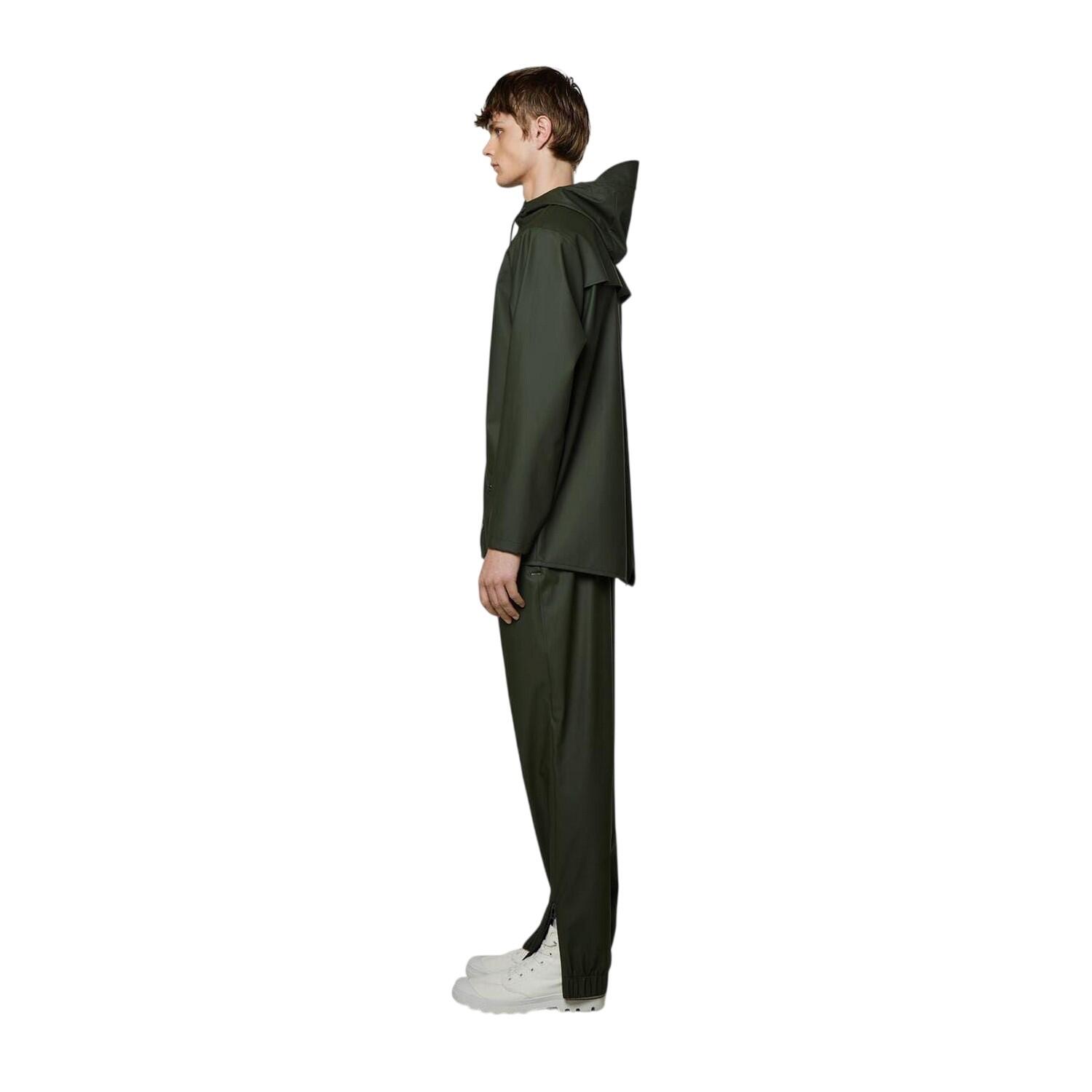 Giacca Impermeabile Uomo Rains Verde 4/5