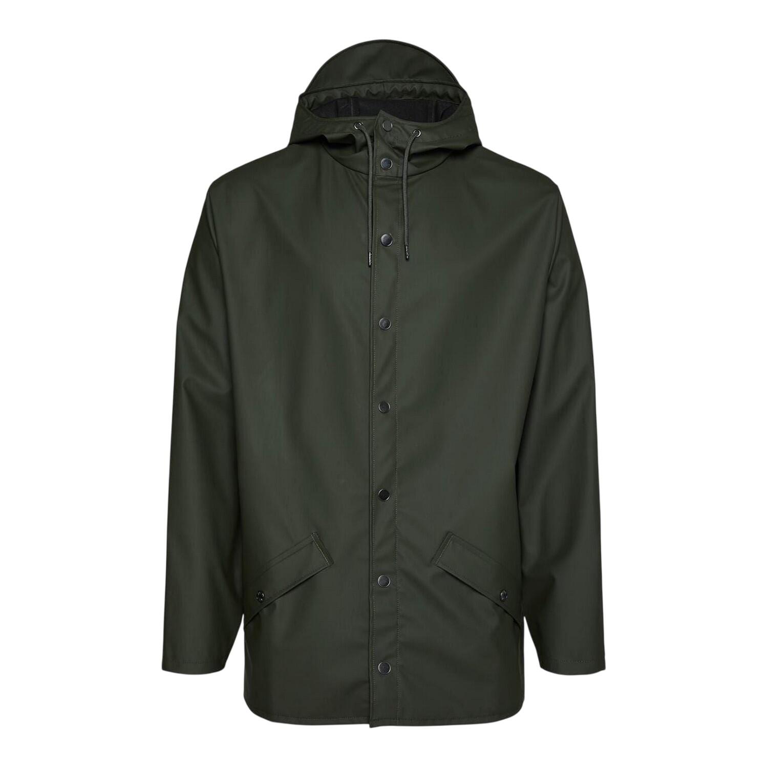 Giacca Impermeabile Uomo Rains Verde 2/5
