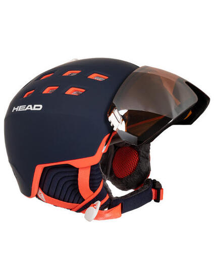 Kask narciarski damski z wbudowaną szybą HEAD RACHEL
