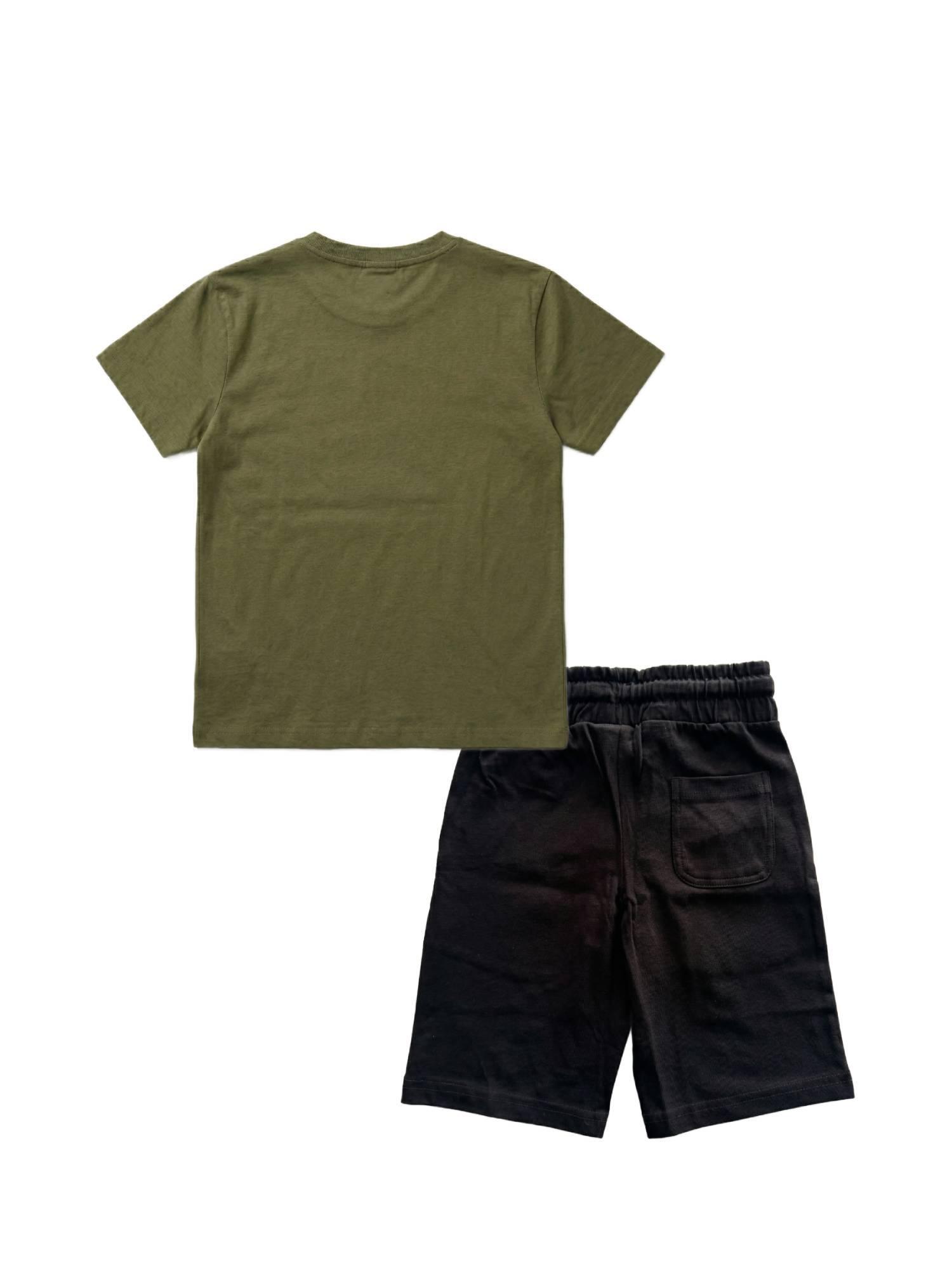 Basis T-shirt + Bermudashort set voor kinderen 2/3