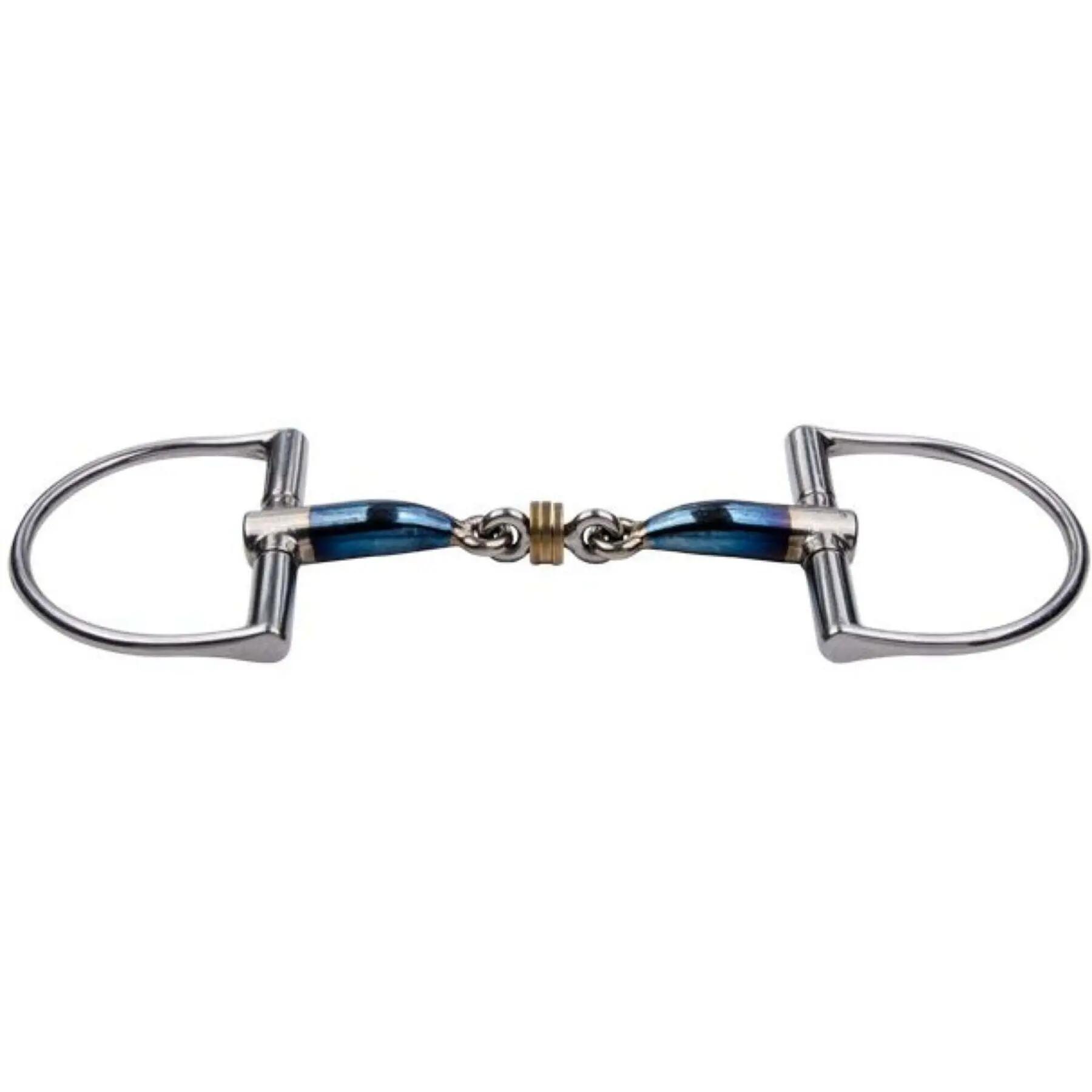 Wędzidło dla koni Verdun Trust Sweet Iron Dee Brass Ring 16 2/4