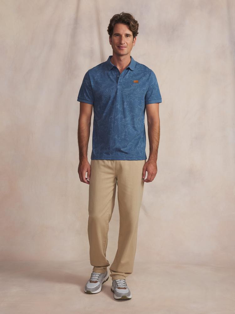 Polo - homme - manches courtes, col boutonné - paccopol - bleu 3/5