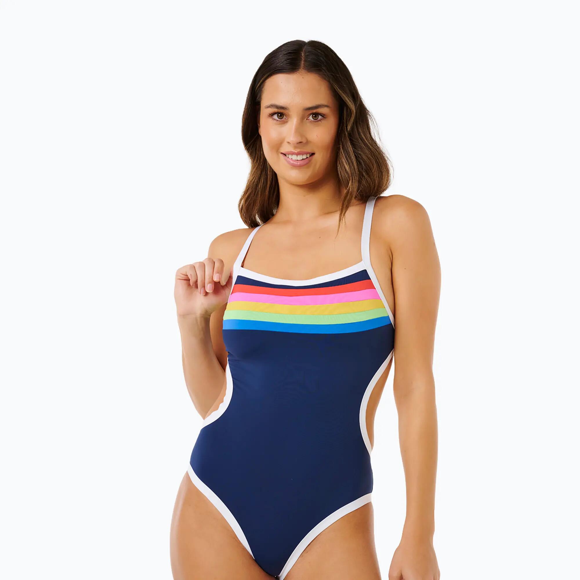 Strój kąpielowy jednoczęściowy damski Rip Curl Surf Stripe Cheeky 3/6
