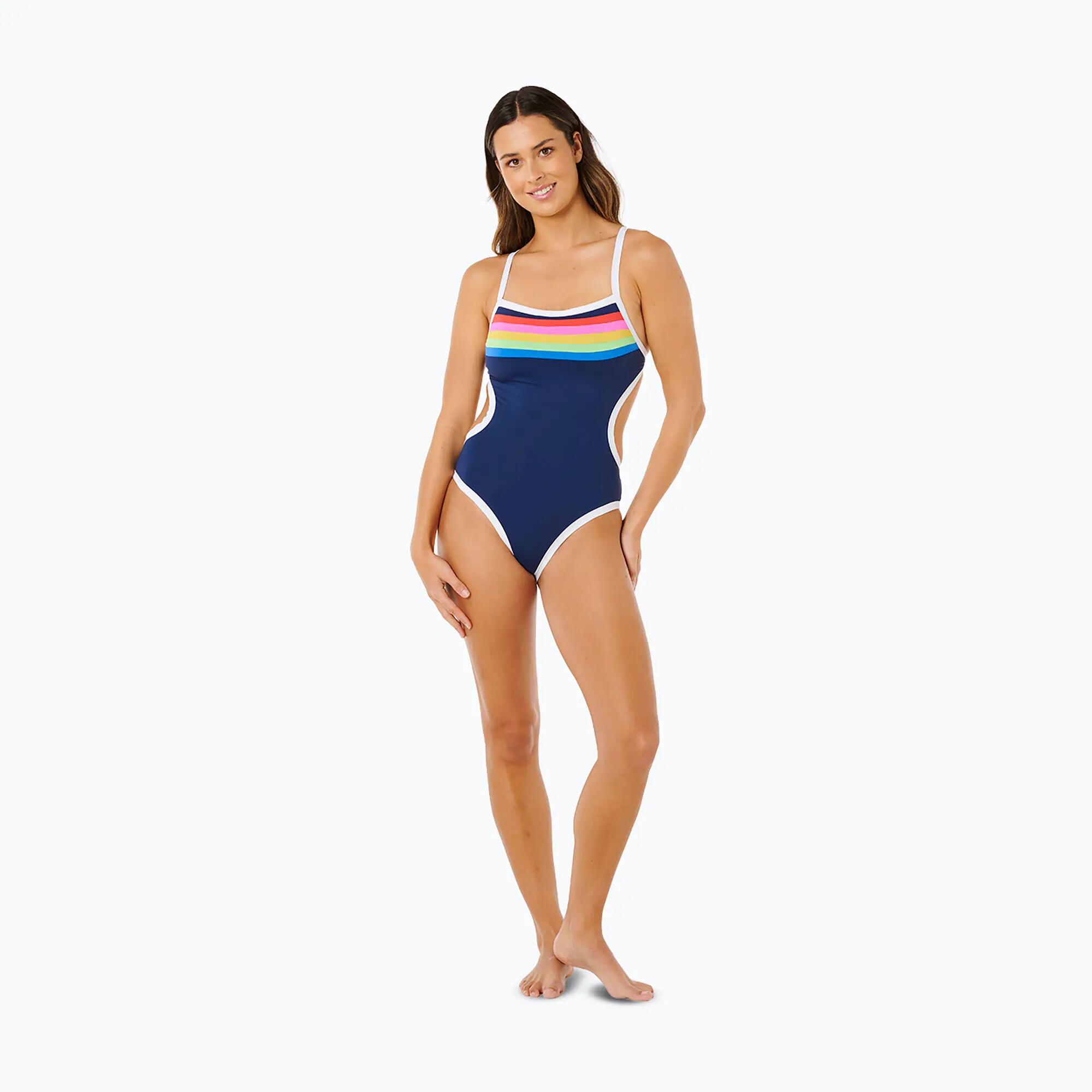 Strój kąpielowy jednoczęściowy damski Rip Curl Surf Stripe Cheeky 2/6