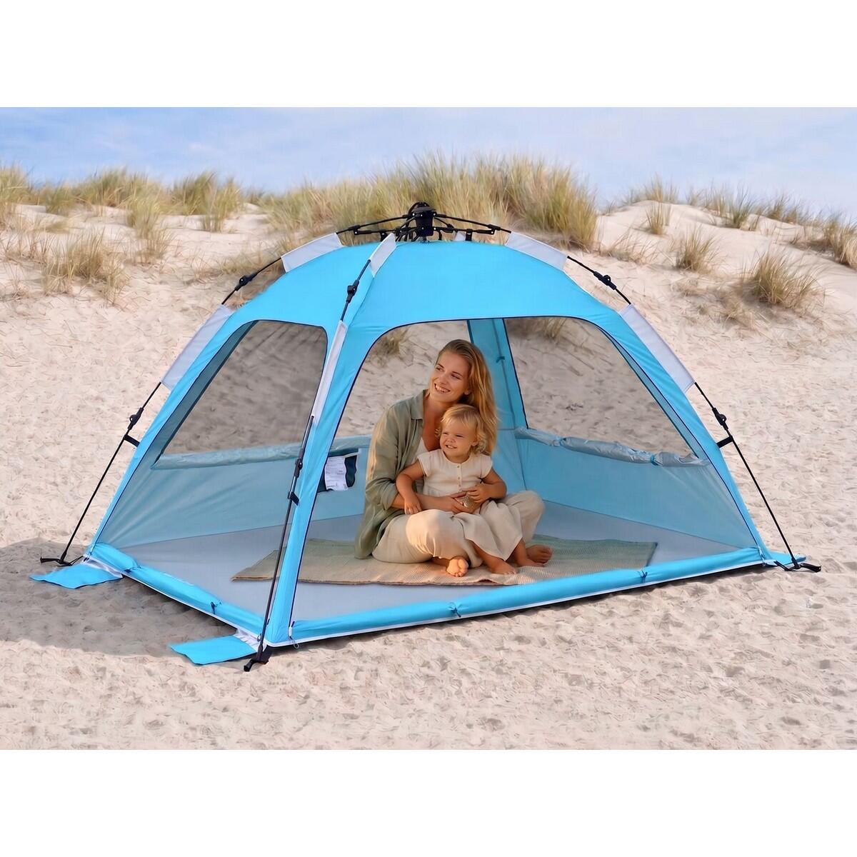 Strandtent Skugga Quick-Start - Schuiltent - Zonnescherm - UV-bescherming 80+ 3/12