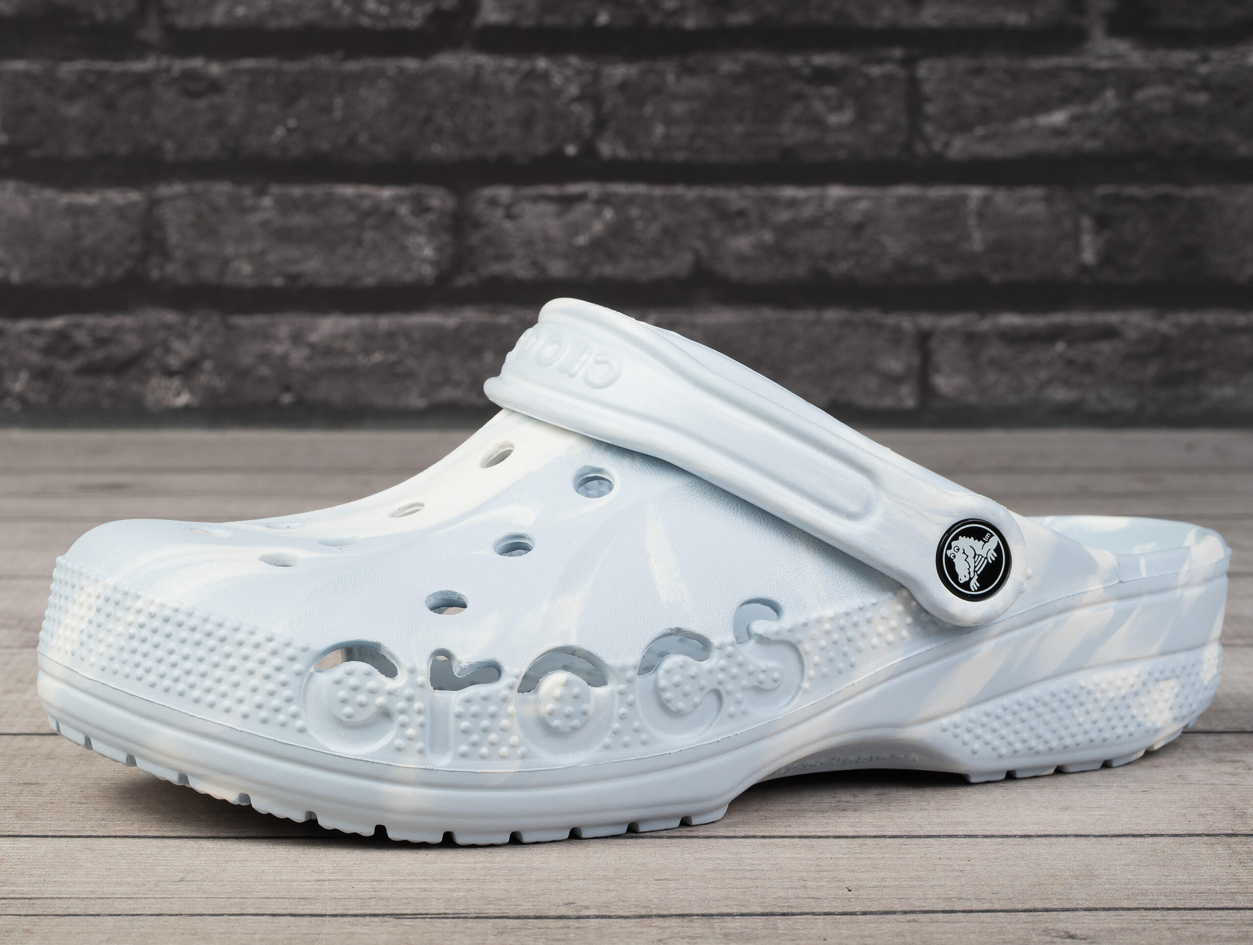 Klapki chodaki sportowe Crocs BAYA MARBLED CLOG 3/7
