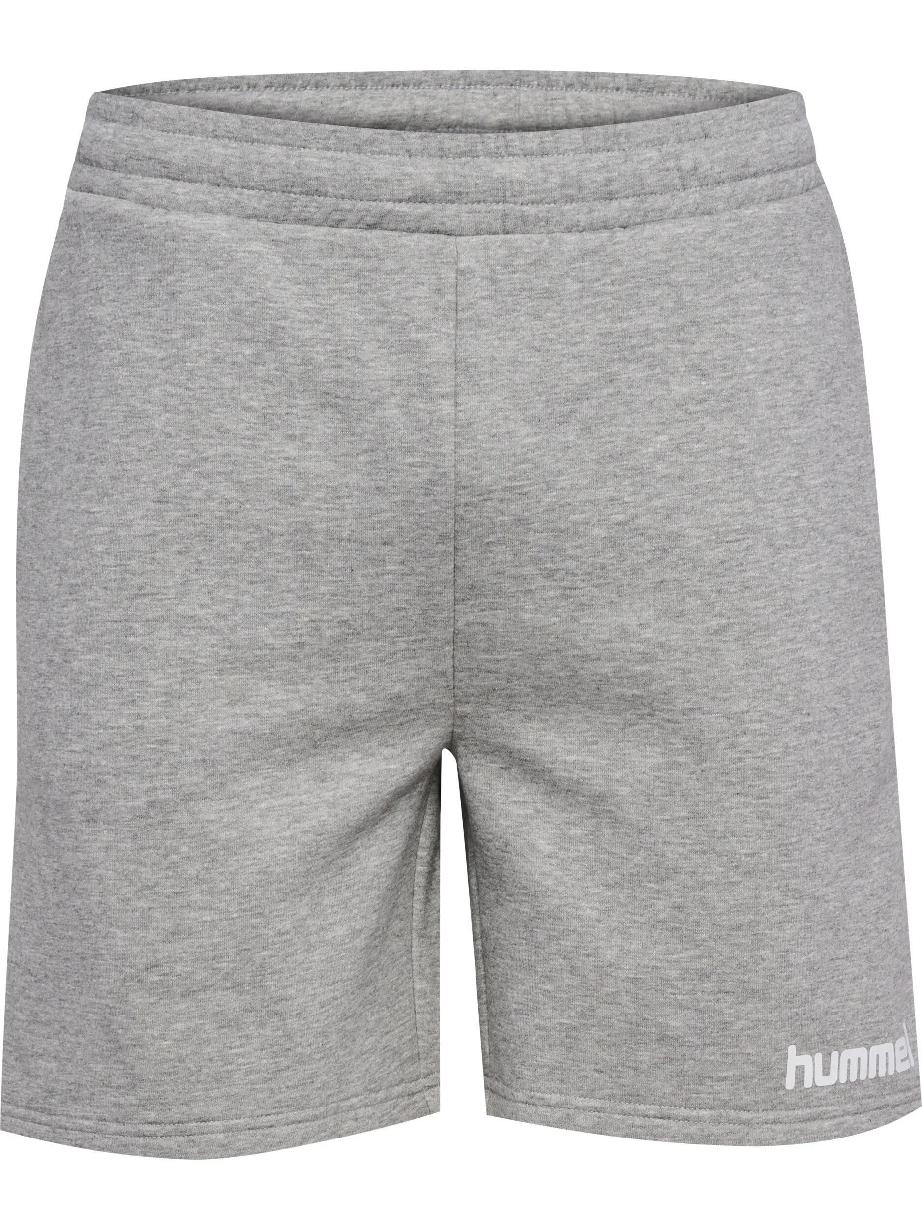 hummel hmlMOTION CO SHORTS - Komfortowe szorty z bawełny i poliestru – GREY 3/8