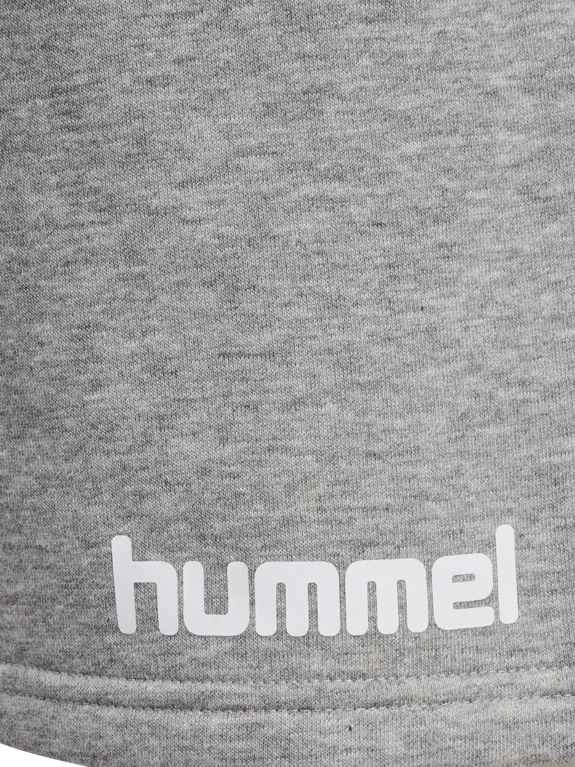 hummel hmlMOTION CO SHORTS - Komfortowe szorty z bawełny i poliestru – GREY 7/8