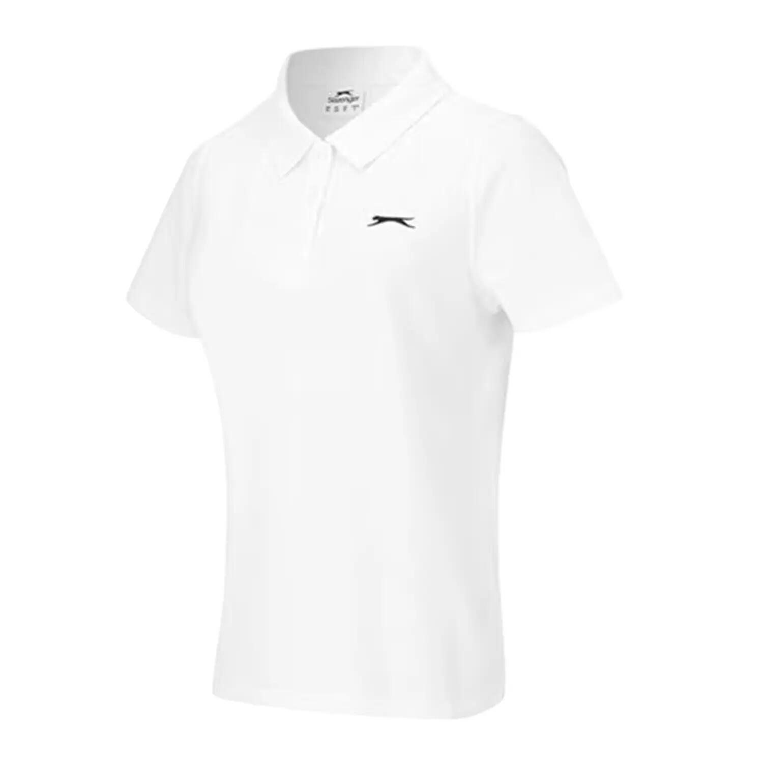 Polo Motif/style Logo Femme (Blanc) 3/3