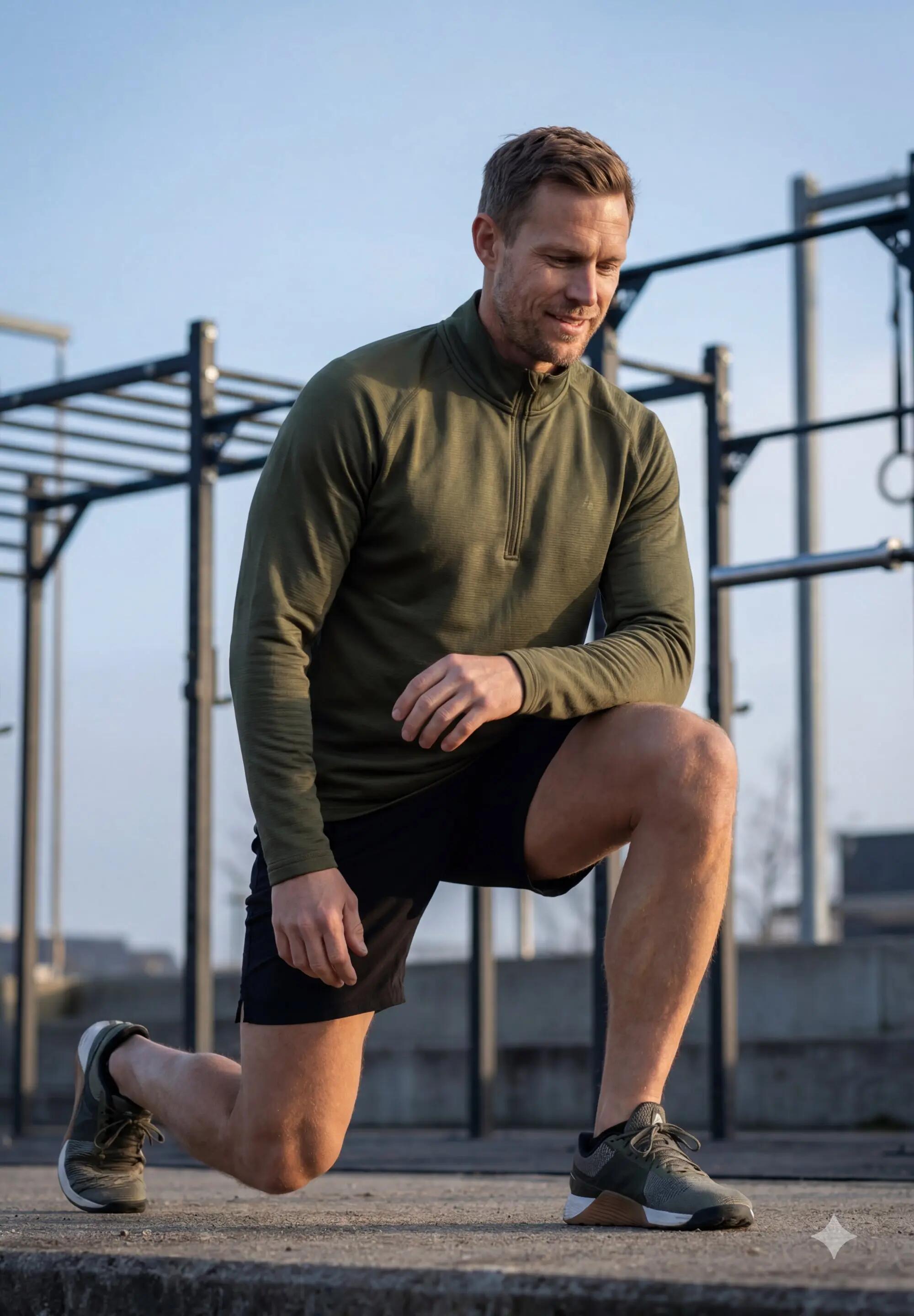 Maglia running mezza zip uomo midlayer leggero poliestere riciclato 5/5
