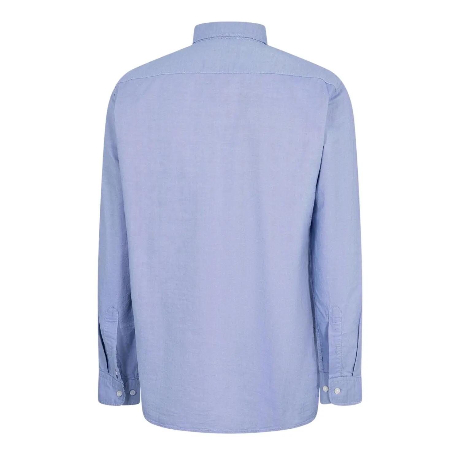 Camicia Button Down Regolare Oxford Uomo Boss Blu 3/4