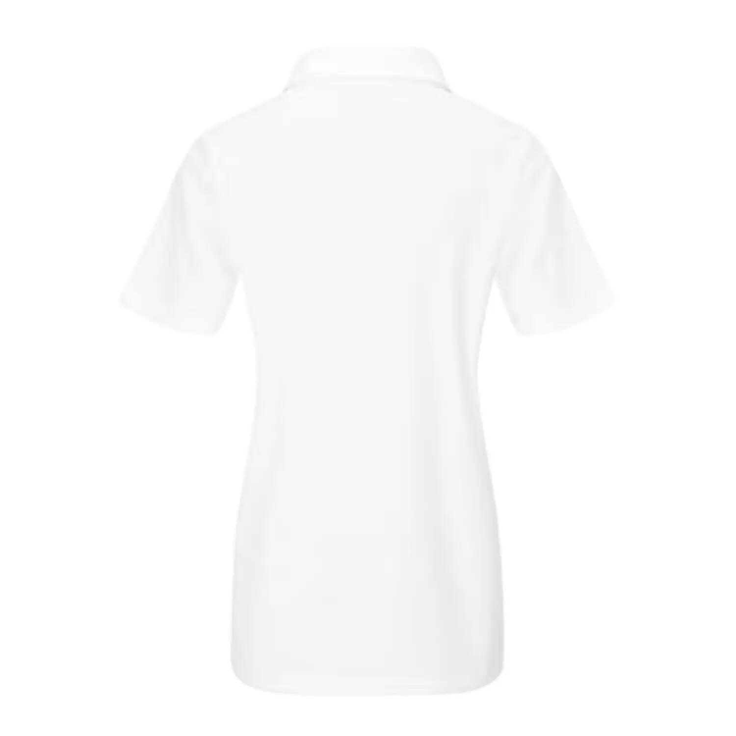 Polo Motif/style Logo Femme (Blanc) 2/3