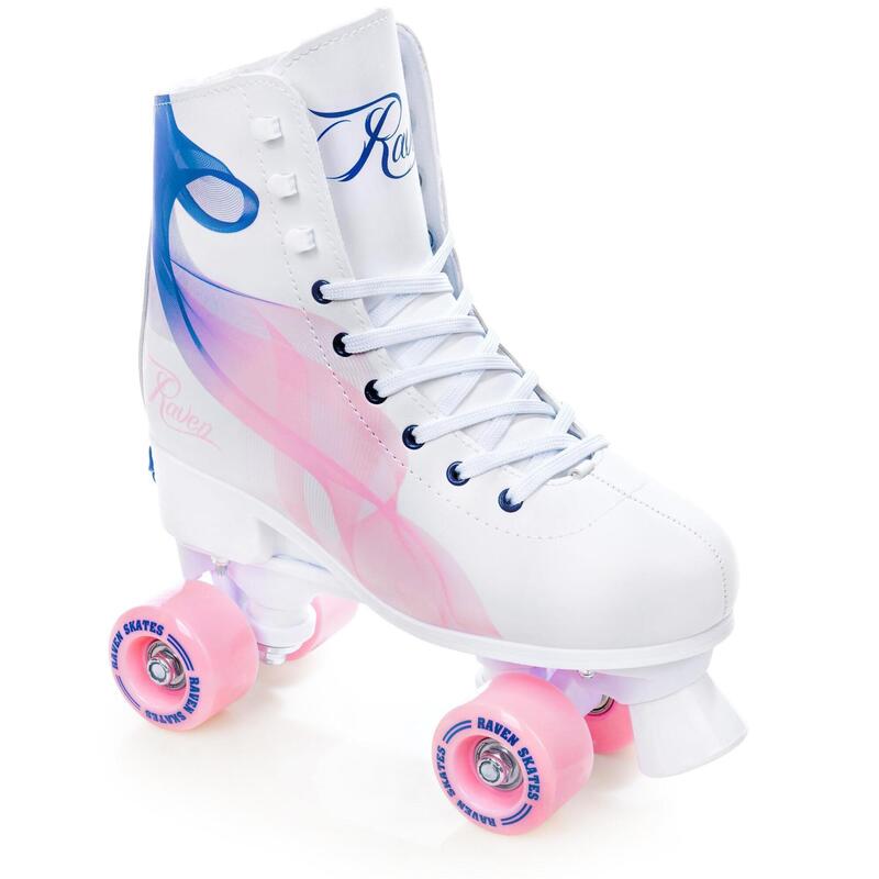 Patins de 4 rodas clássicos ajustável Raven Serena Marinha/Rosa