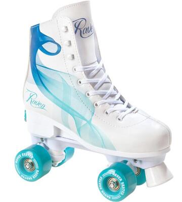Classic Retro Patines Ajustables Serena Blanco/Naranja/Rosa