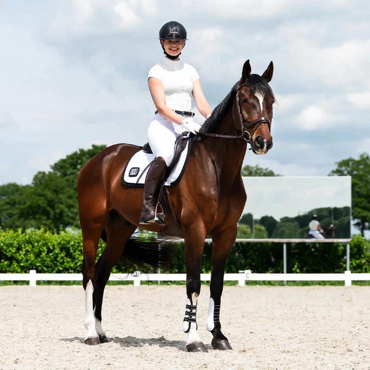 Camicia da concorso equestre da donna QHP Vaila 6/6