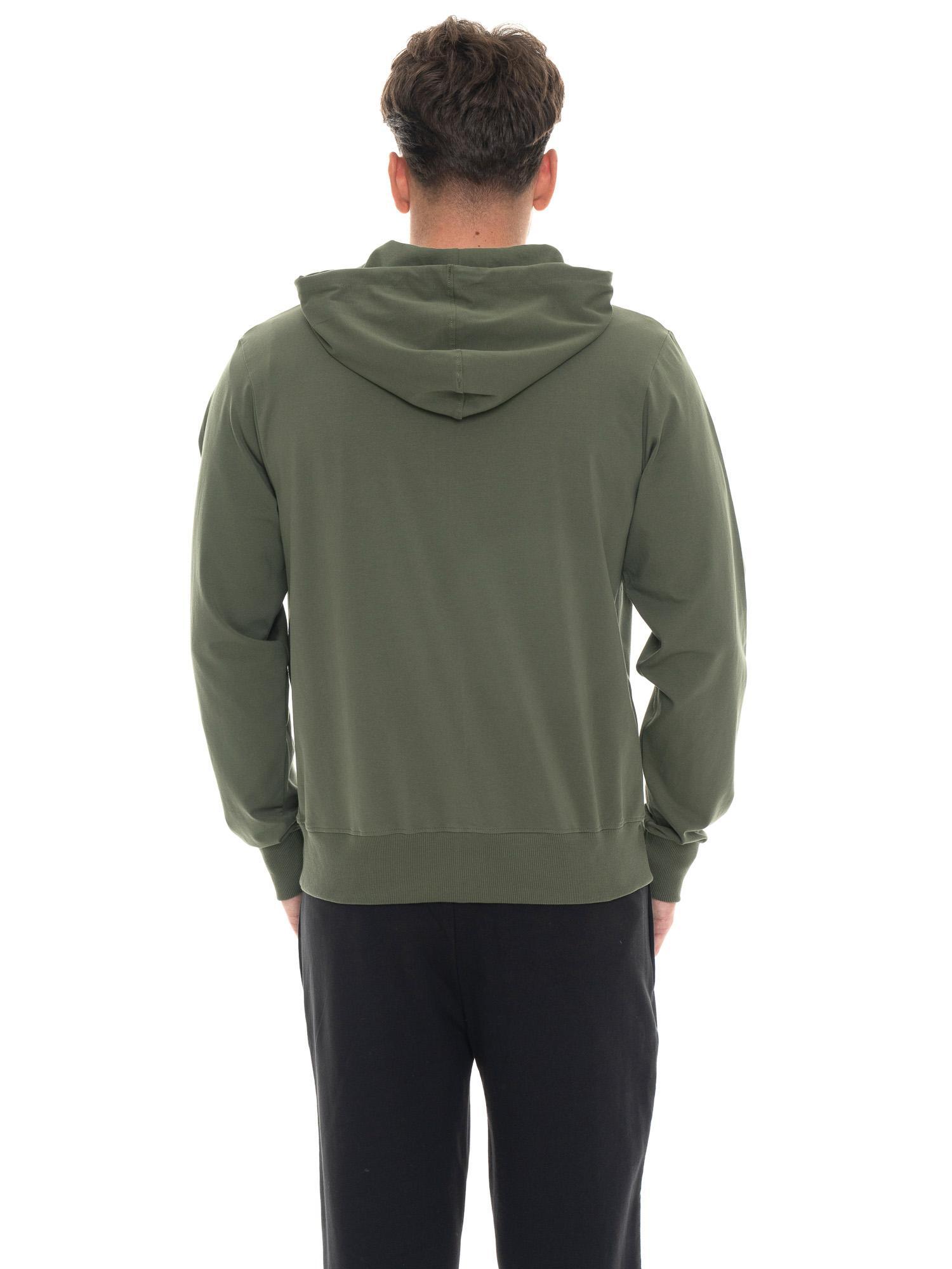 Moletom com capuz HJ com zíper completo masculino 4/5