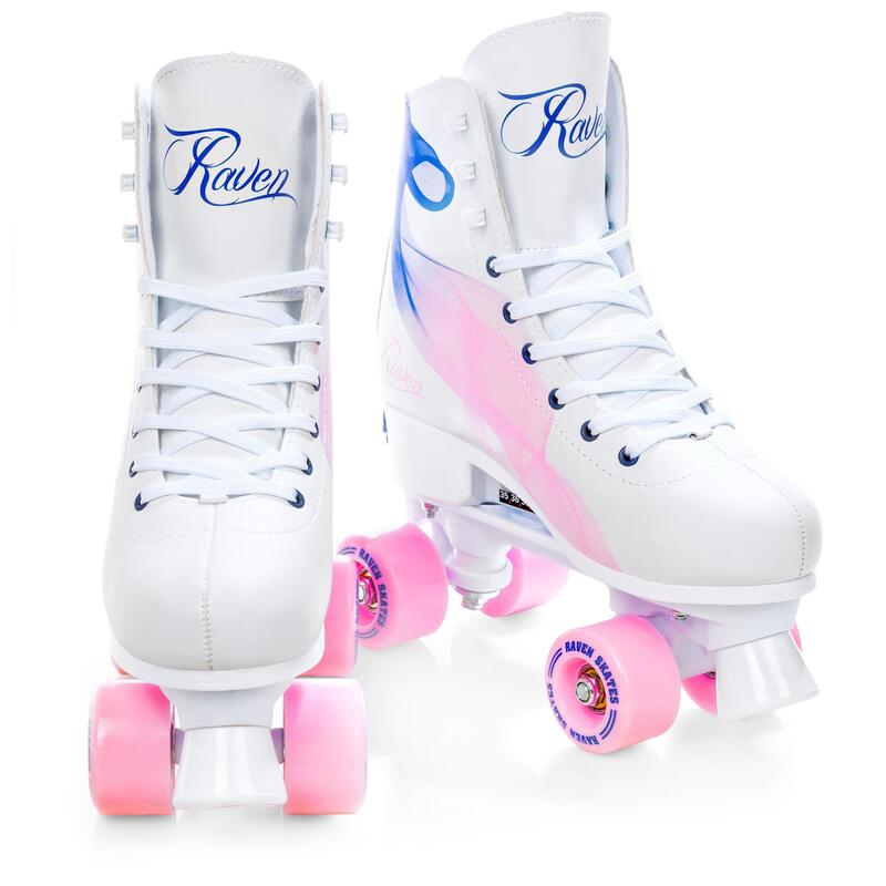 Patins à roulettes classiques Raven Serena réglables Marine/Rose