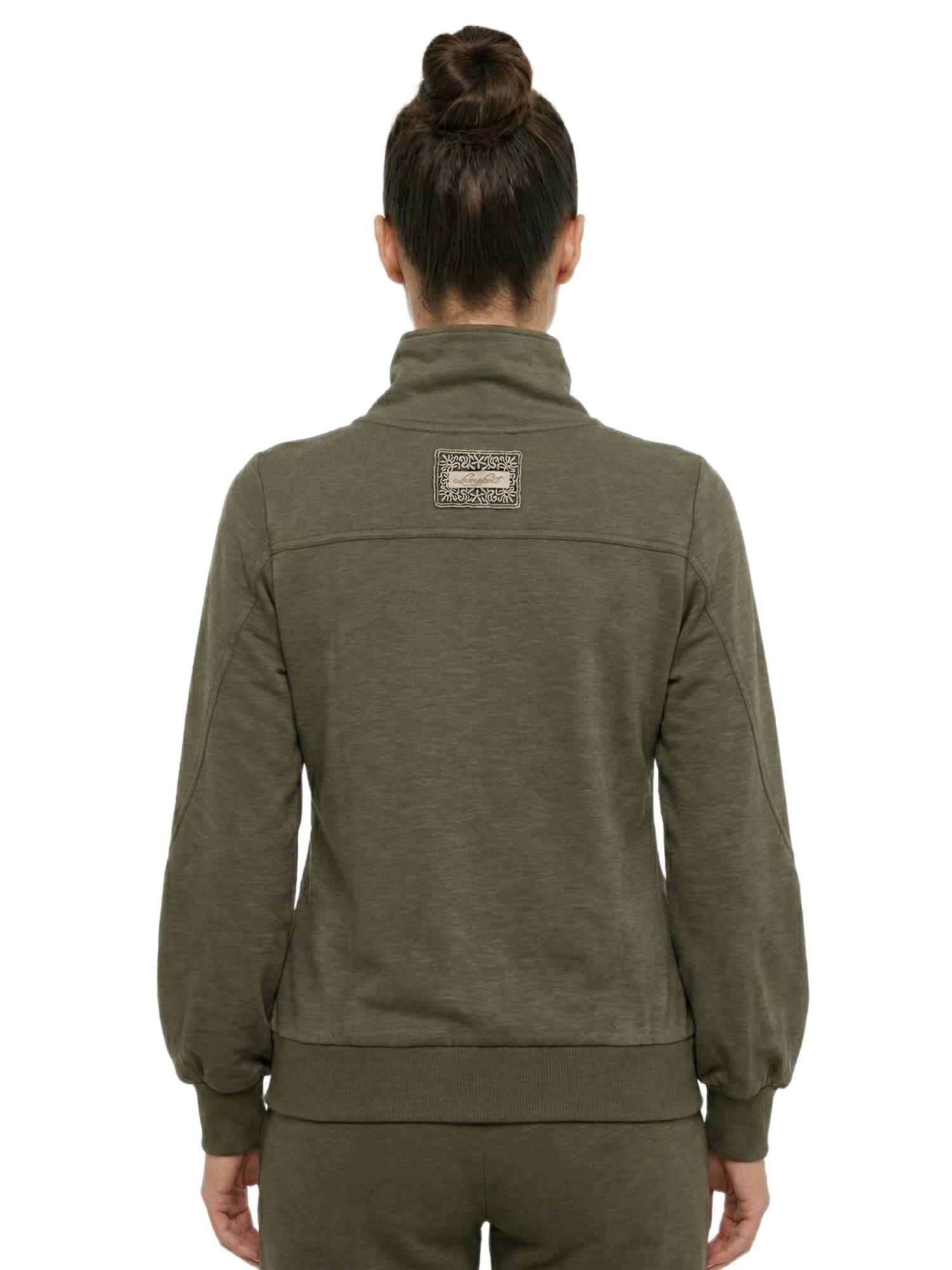 Urban Safari dames sweatshirt met ritssluiting 4/5