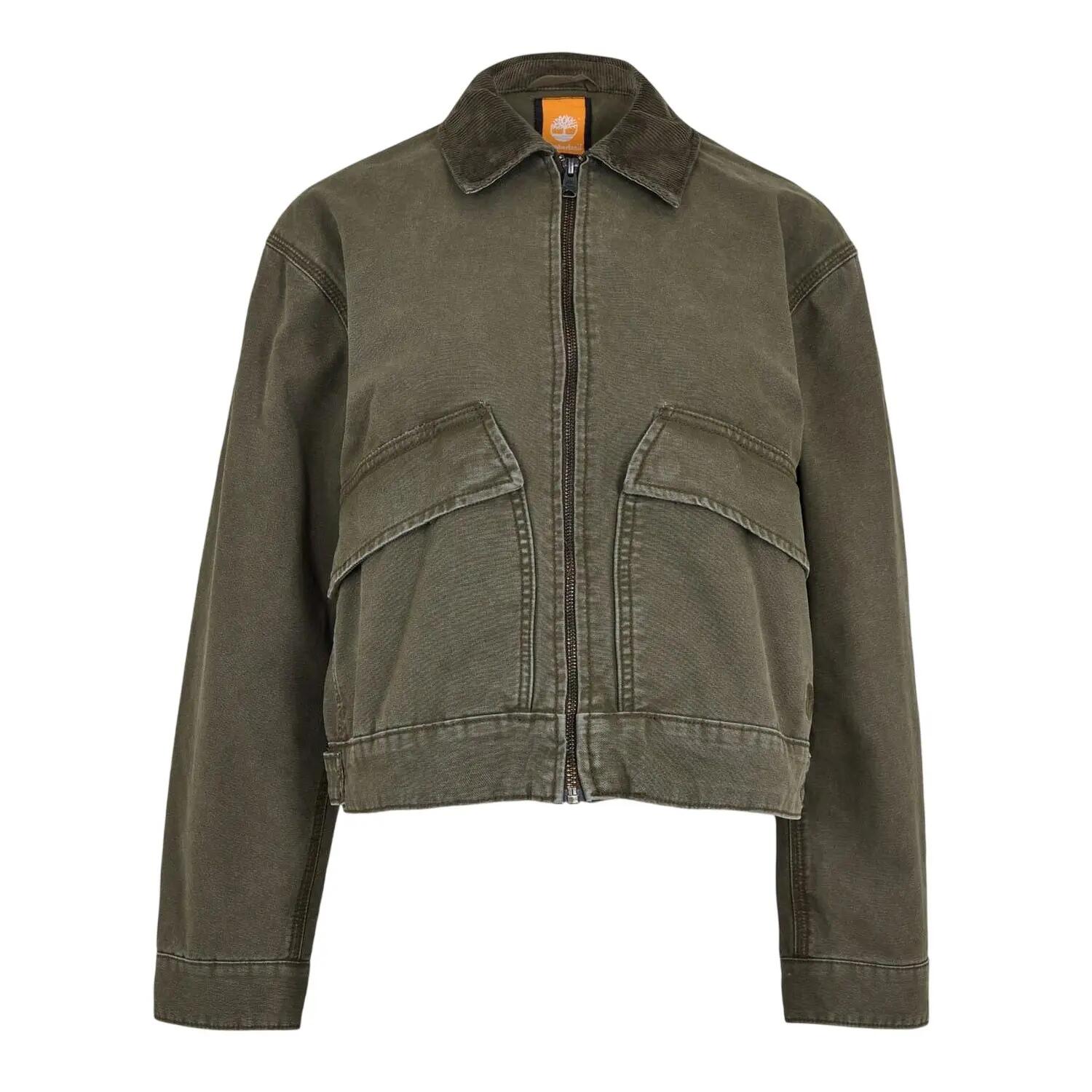 Giacca Casual Vestibilità Rilassata Lavato Donna Timberland Strafford Verde 2/3