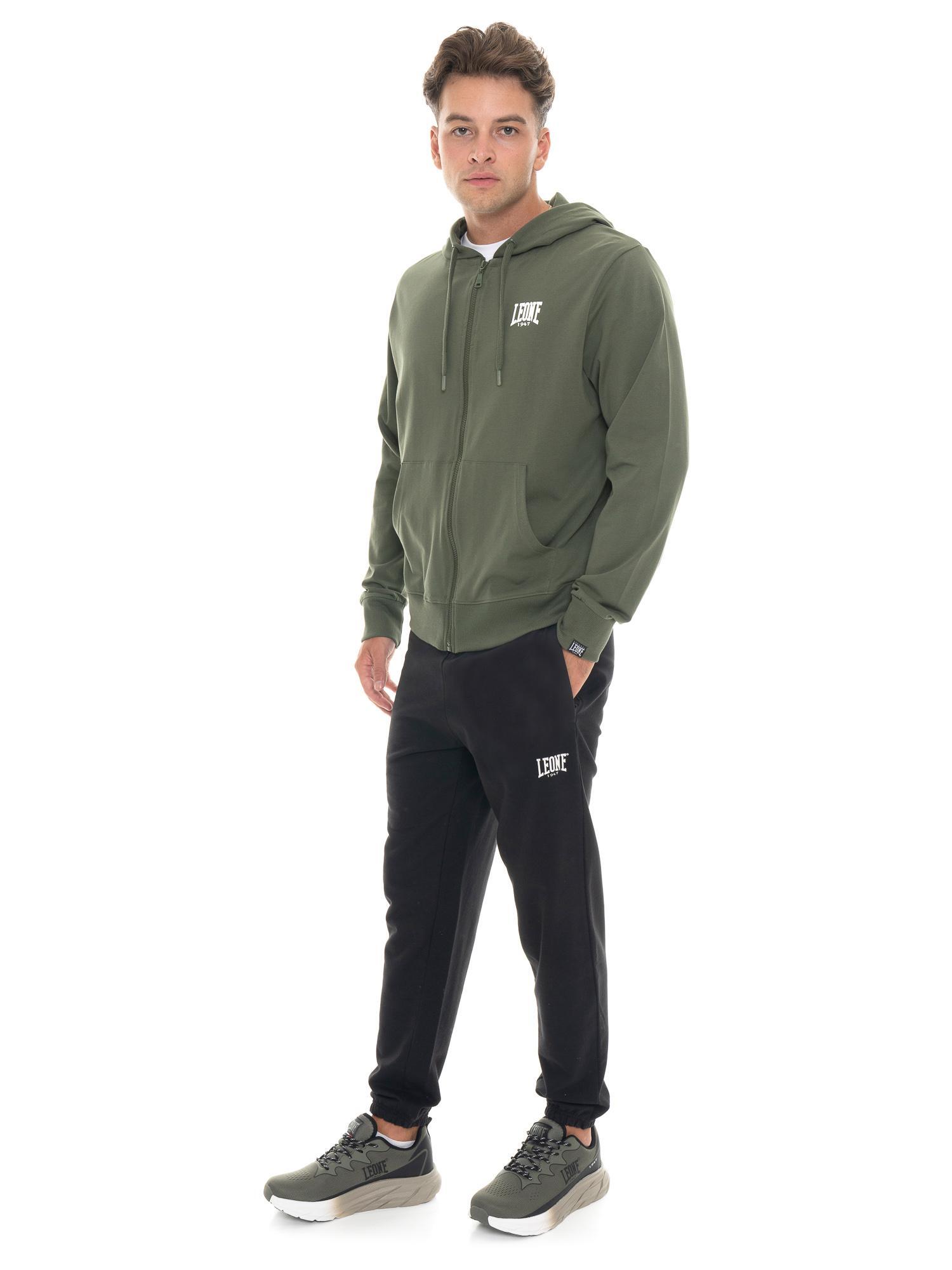 Moletom com capuz HJ com zíper completo masculino 2/5