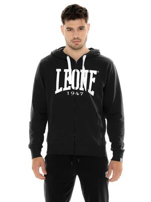 Hoodie met ritssluiting voor heren en groot logo