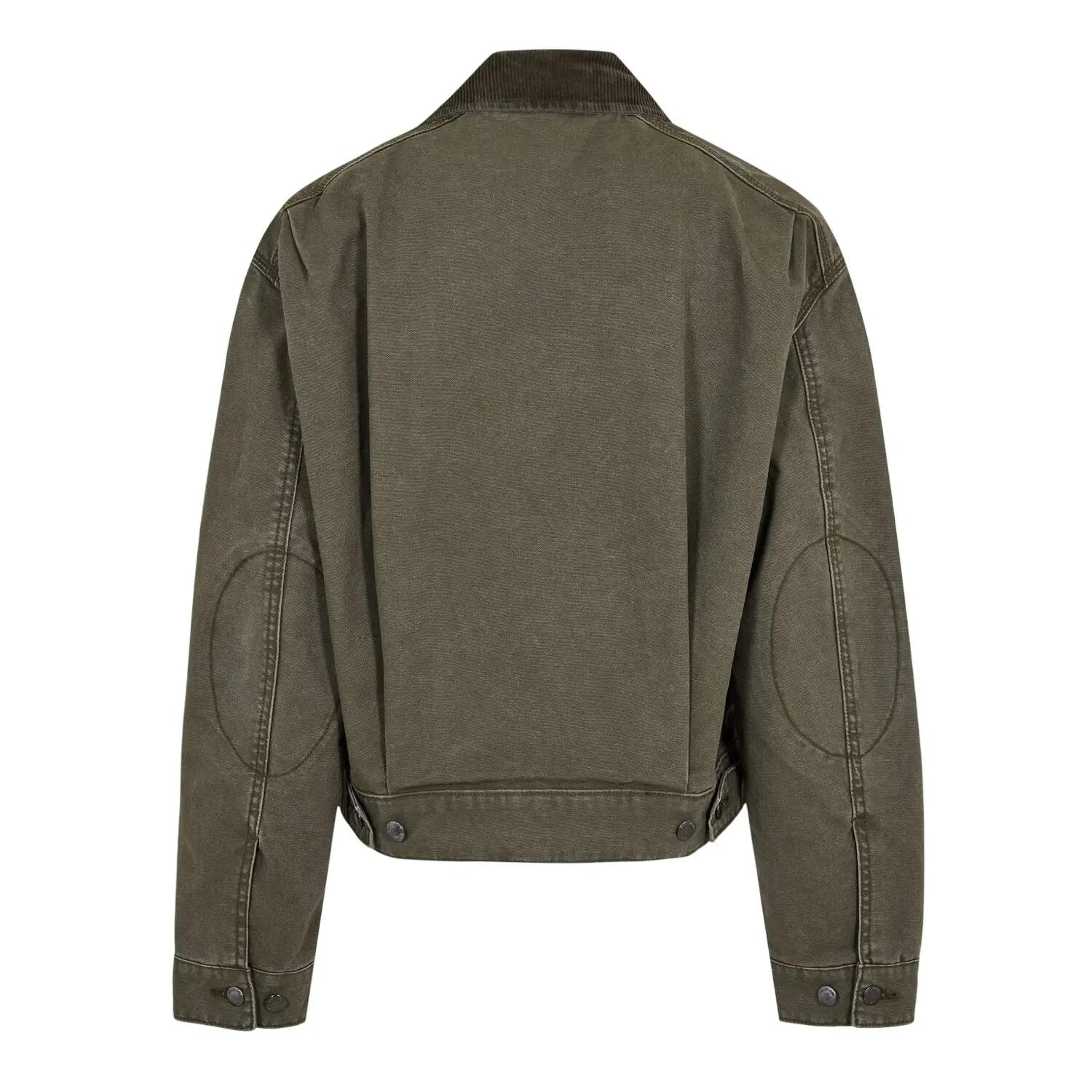 Giacca Casual Vestibilità Rilassata Lavato Donna Timberland Strafford Verde 3/3