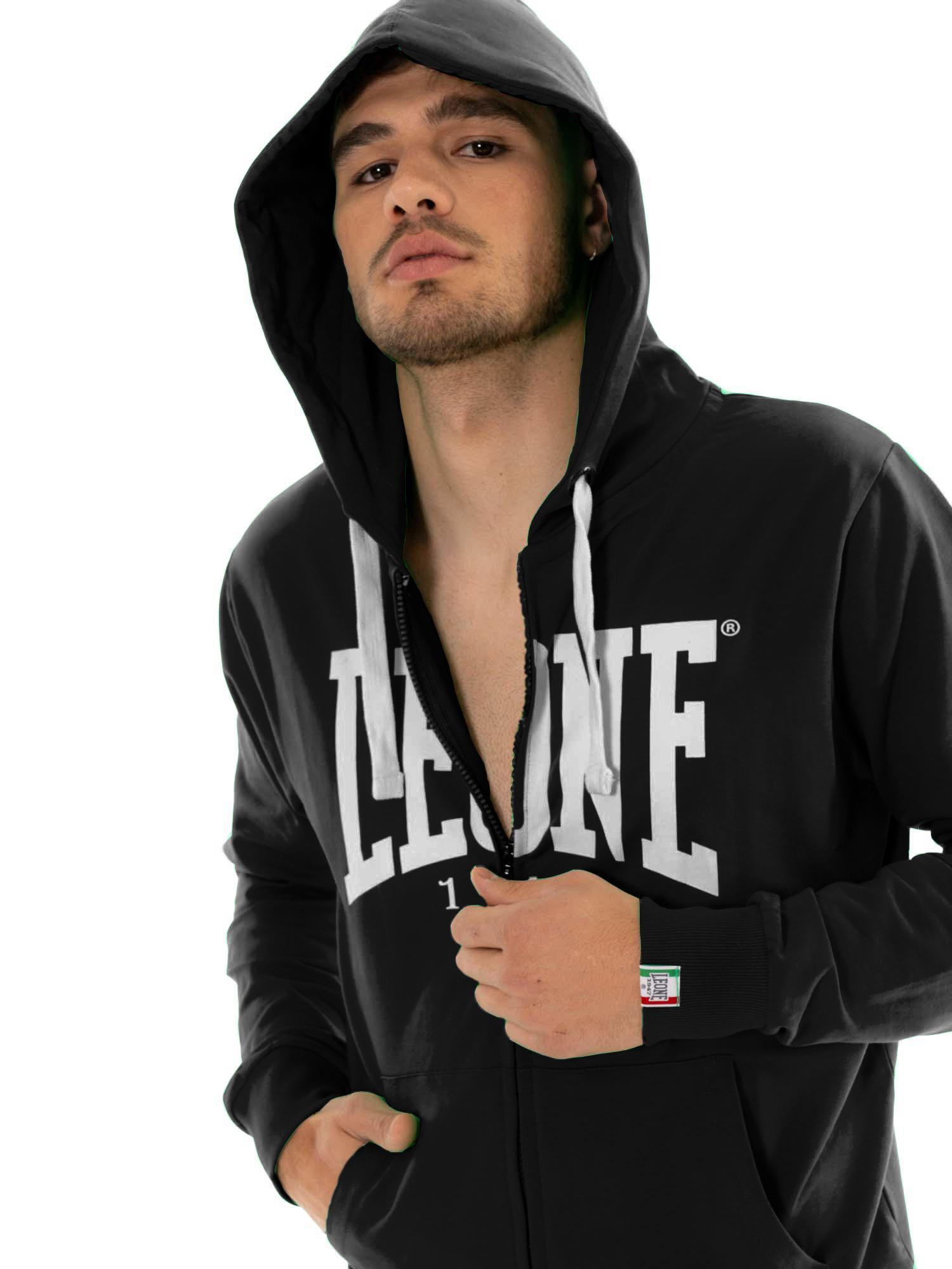 Sweat à capuche zippé pour homme avec grand logo 5/5