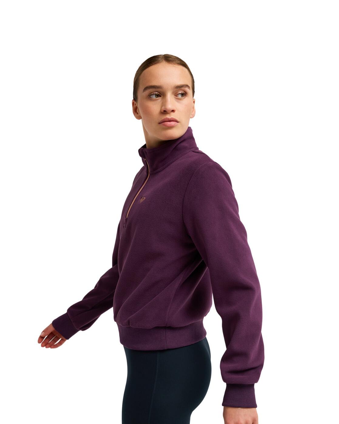 Sportpullover WAVES OF WARMTH HALF ZIP Lila Dames 2/4