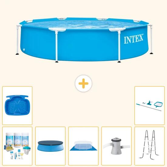 Piscine Tubulaire Ronde - 244x51 cm - 8-pièces S20395
