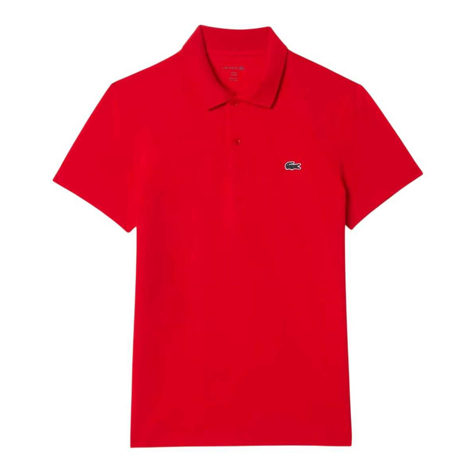 Maglietta Polo Regolare Logo Sul Petto Uomo Lacoste Rosso 2/3