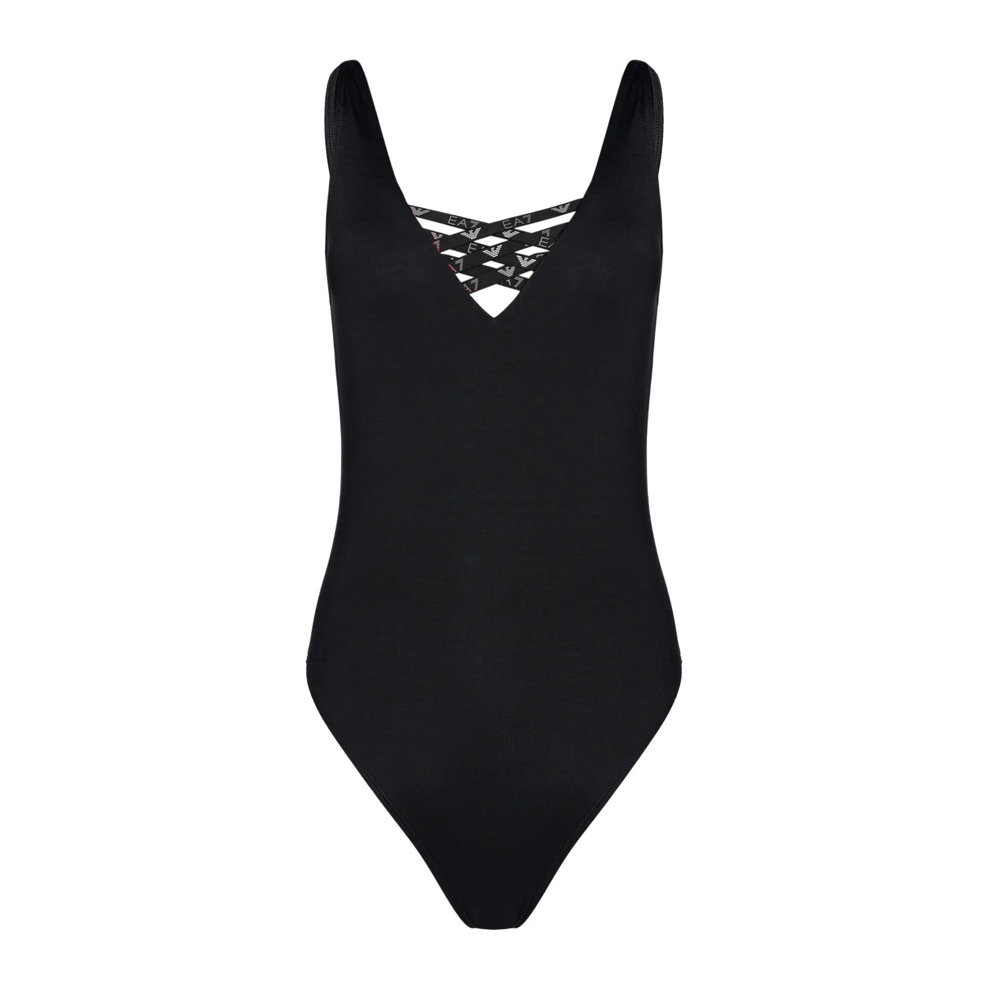 Strój kąpielowy jednoczęściowy damski EA7 Emporio Armani Water Sports BW Tape 5/5