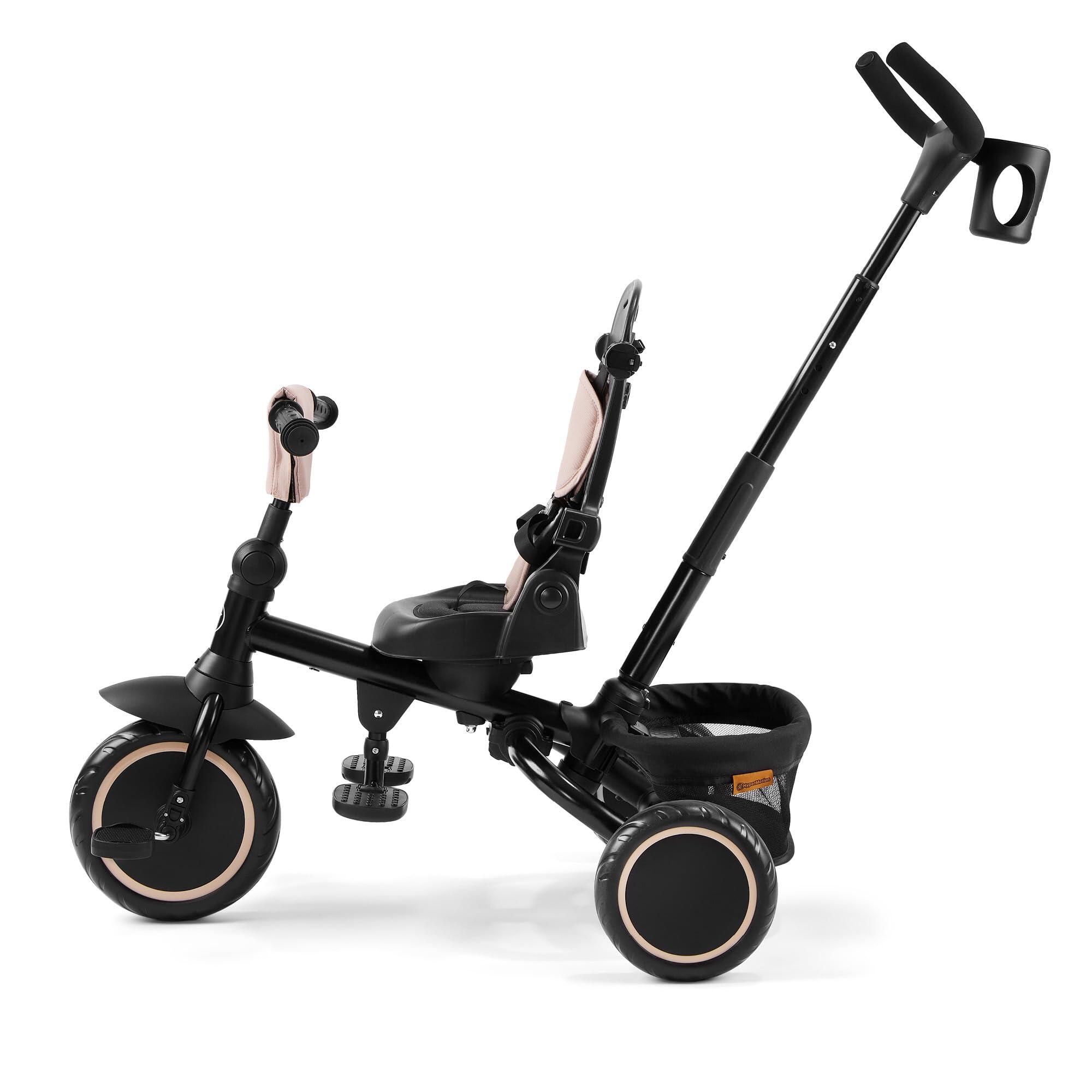 Triciclo evolutivo - sedile 360° pieghevole - tobi timber - beige 8/9