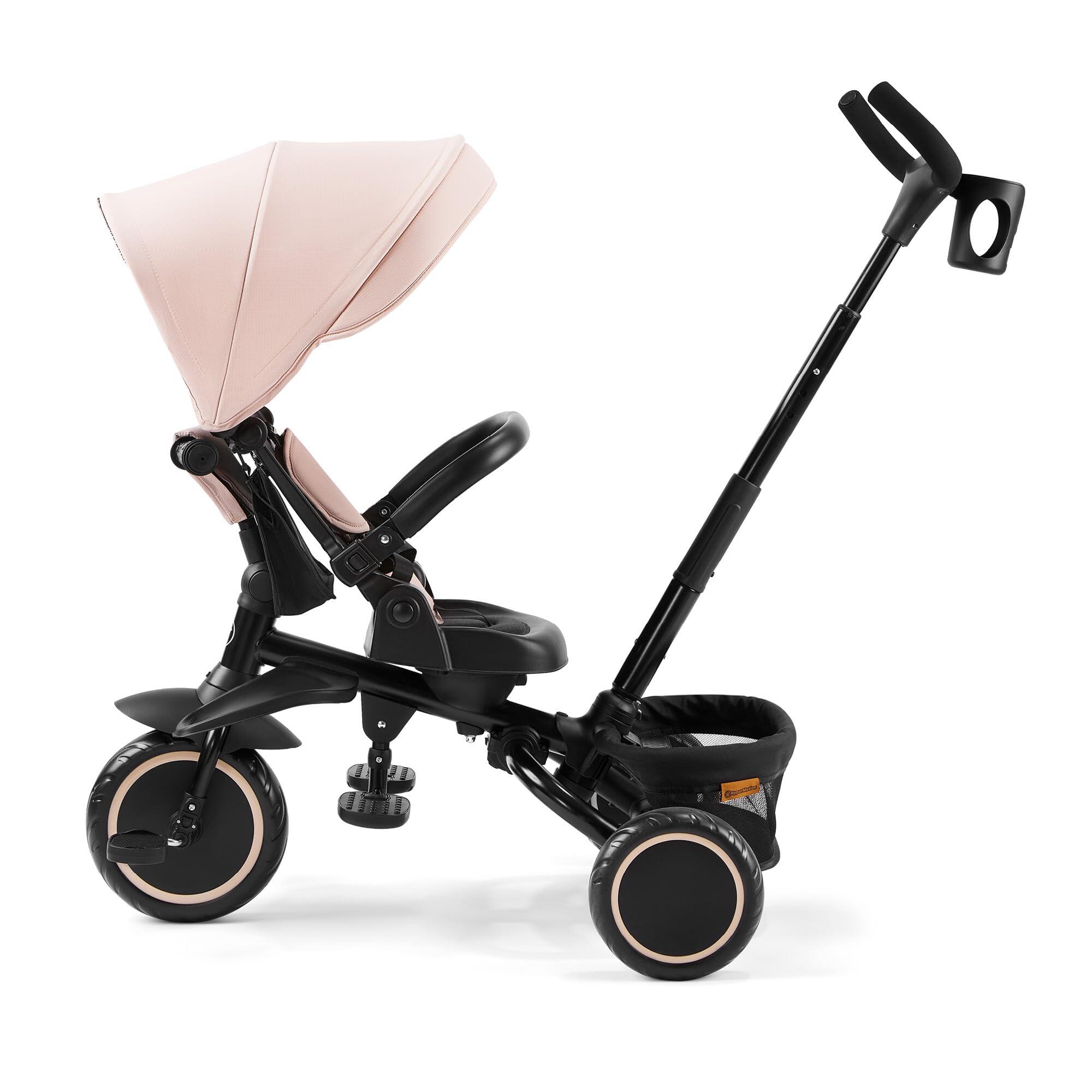 Triciclo evolutivo - sedile 360° pieghevole - tobi timber - beige 6/9