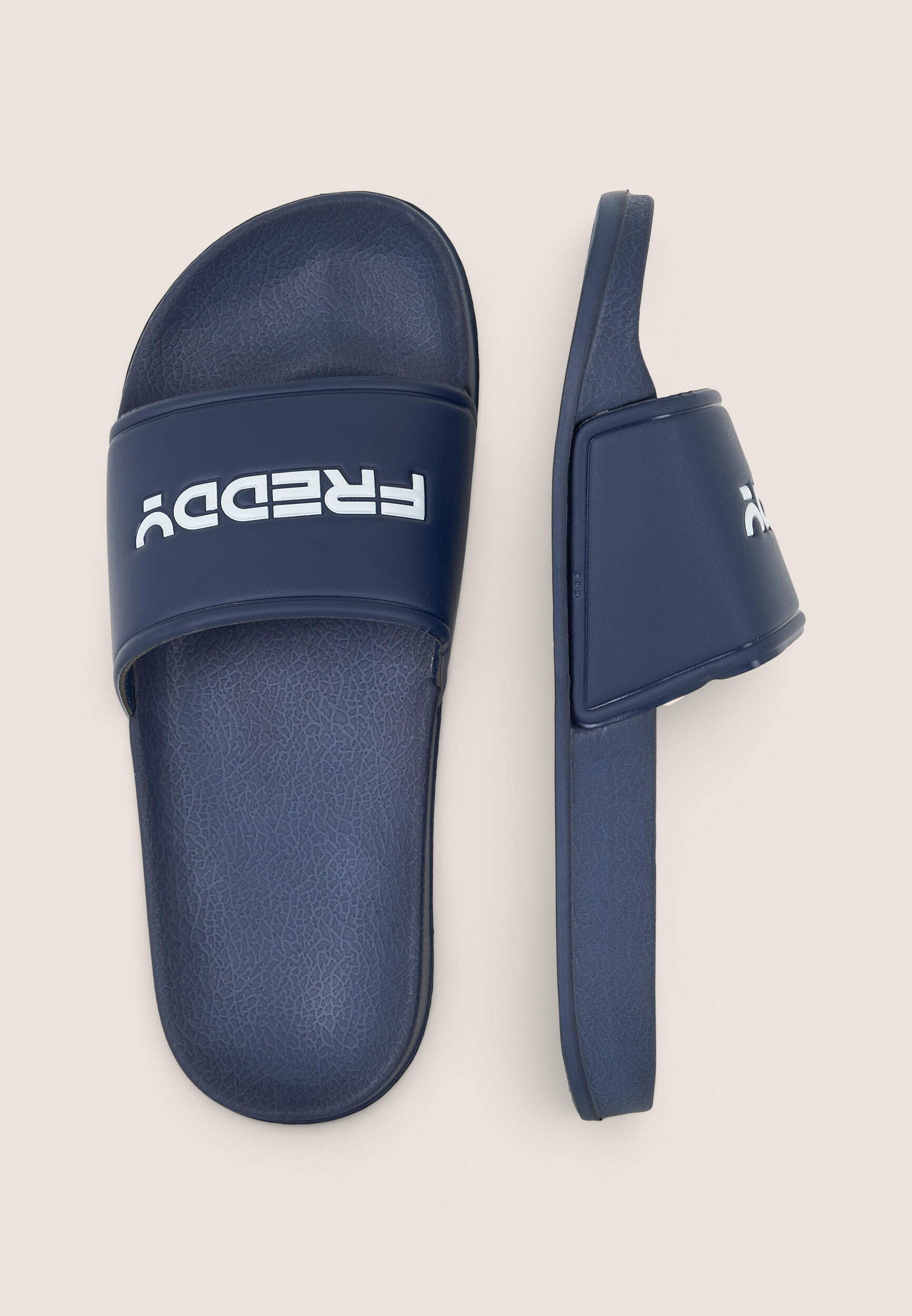 Ciabatte slider donna con maxi logo a contrasto 3/3