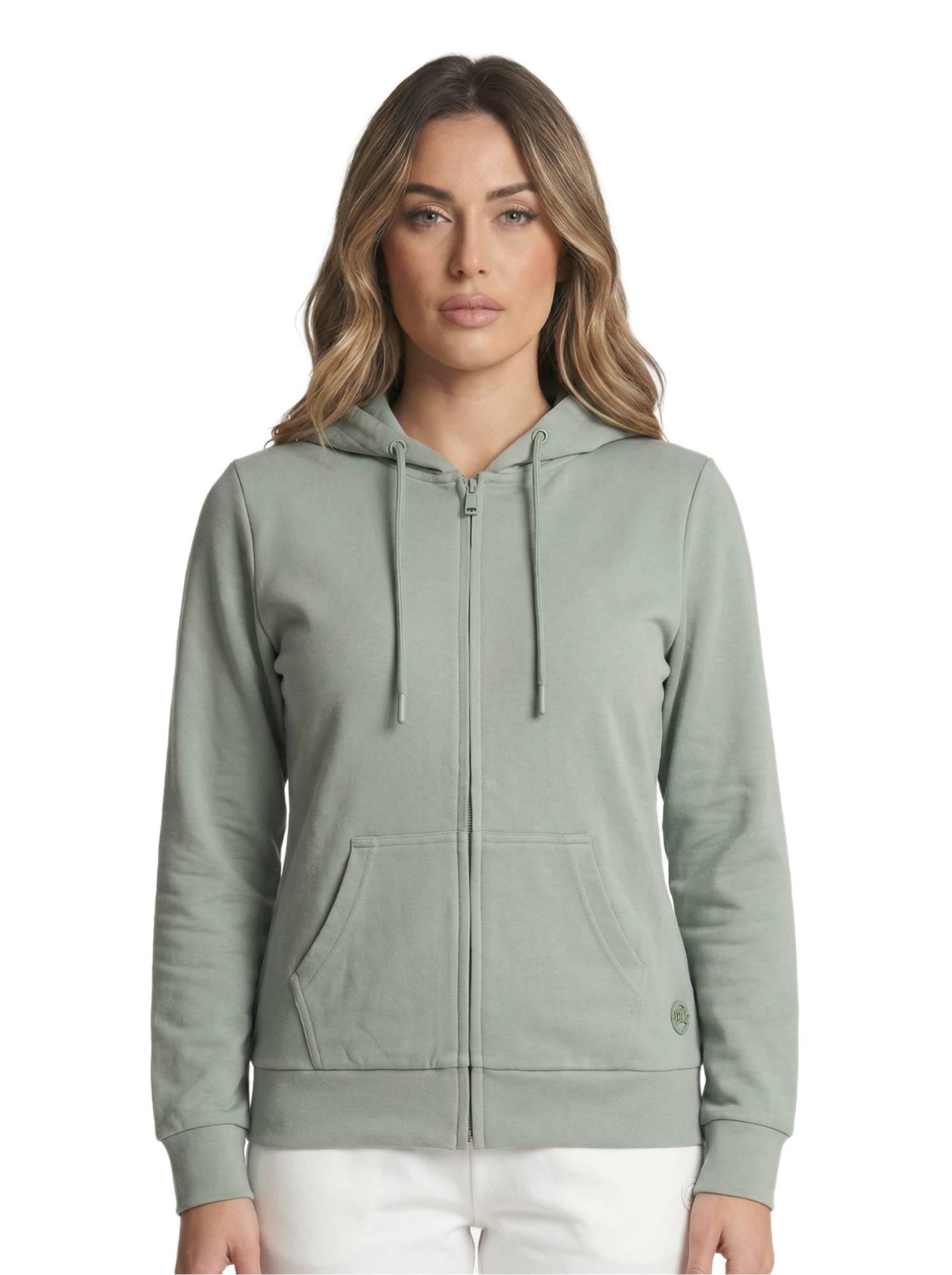 Bluza damska z kapturem zapinana na zamek Never Without
