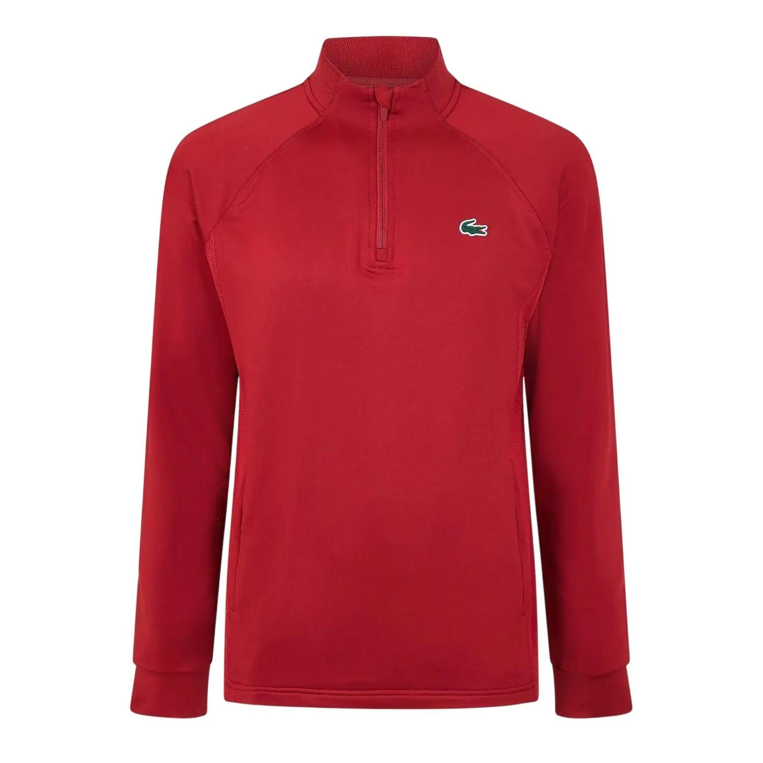 Giacca Da Tuta Corsa Regolare Logo Ricamato Cerniera Ad Un Quarto Uomo Lacoste 2/3
