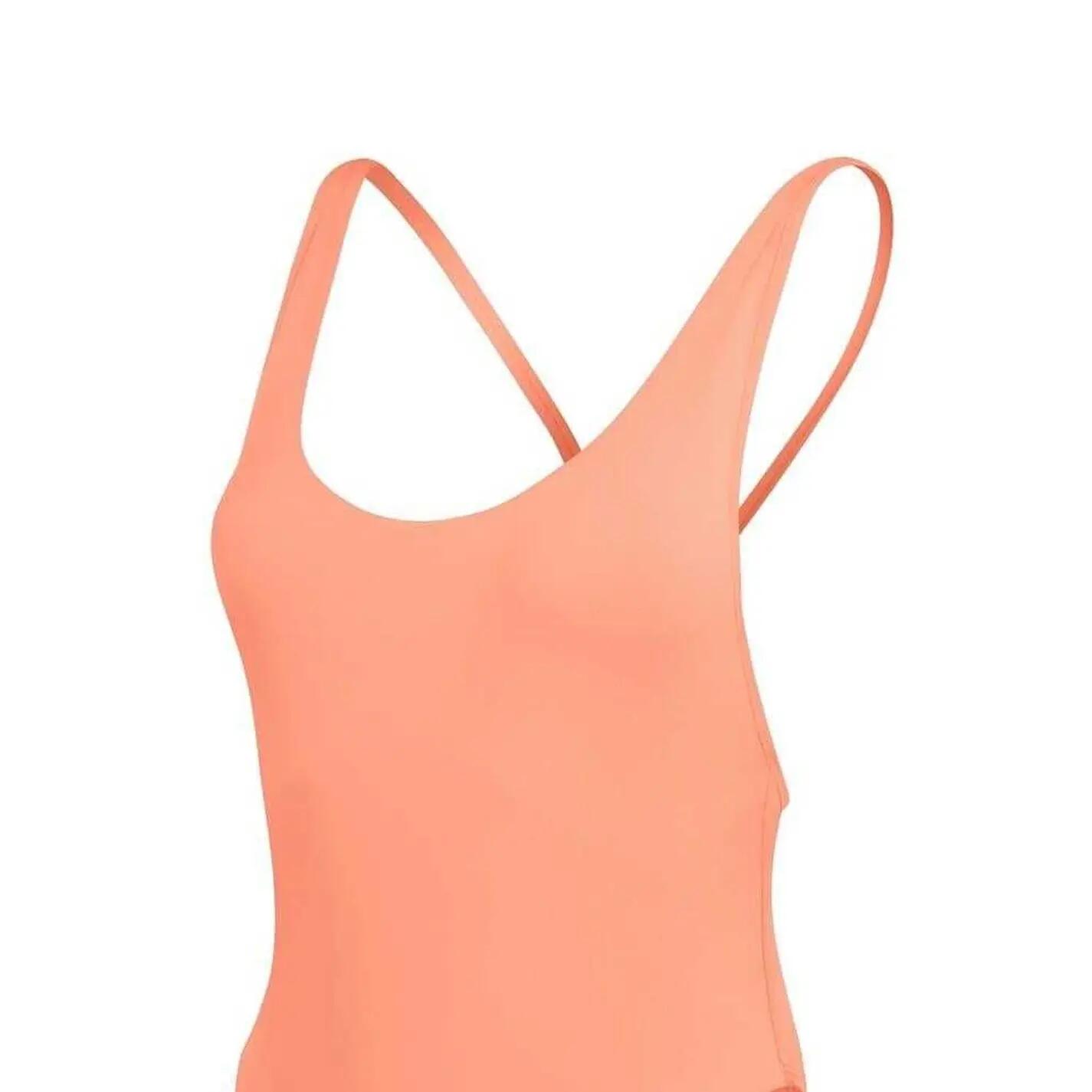 Maillot De Bain 1 Pièce Motif/style Uni Femme (Corail) 3/3