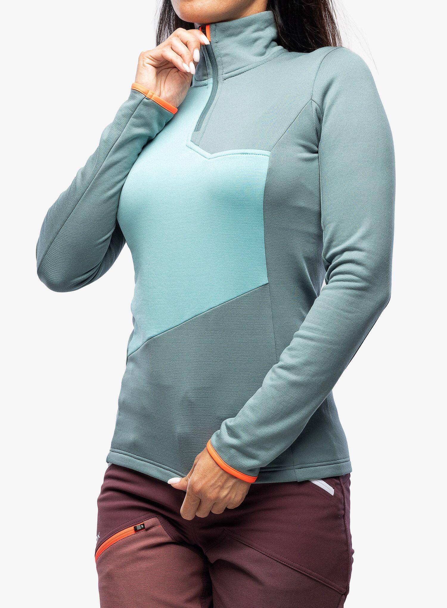 Bluza termiczna damska Ortovox Fleece Light Zip Neck 3/7