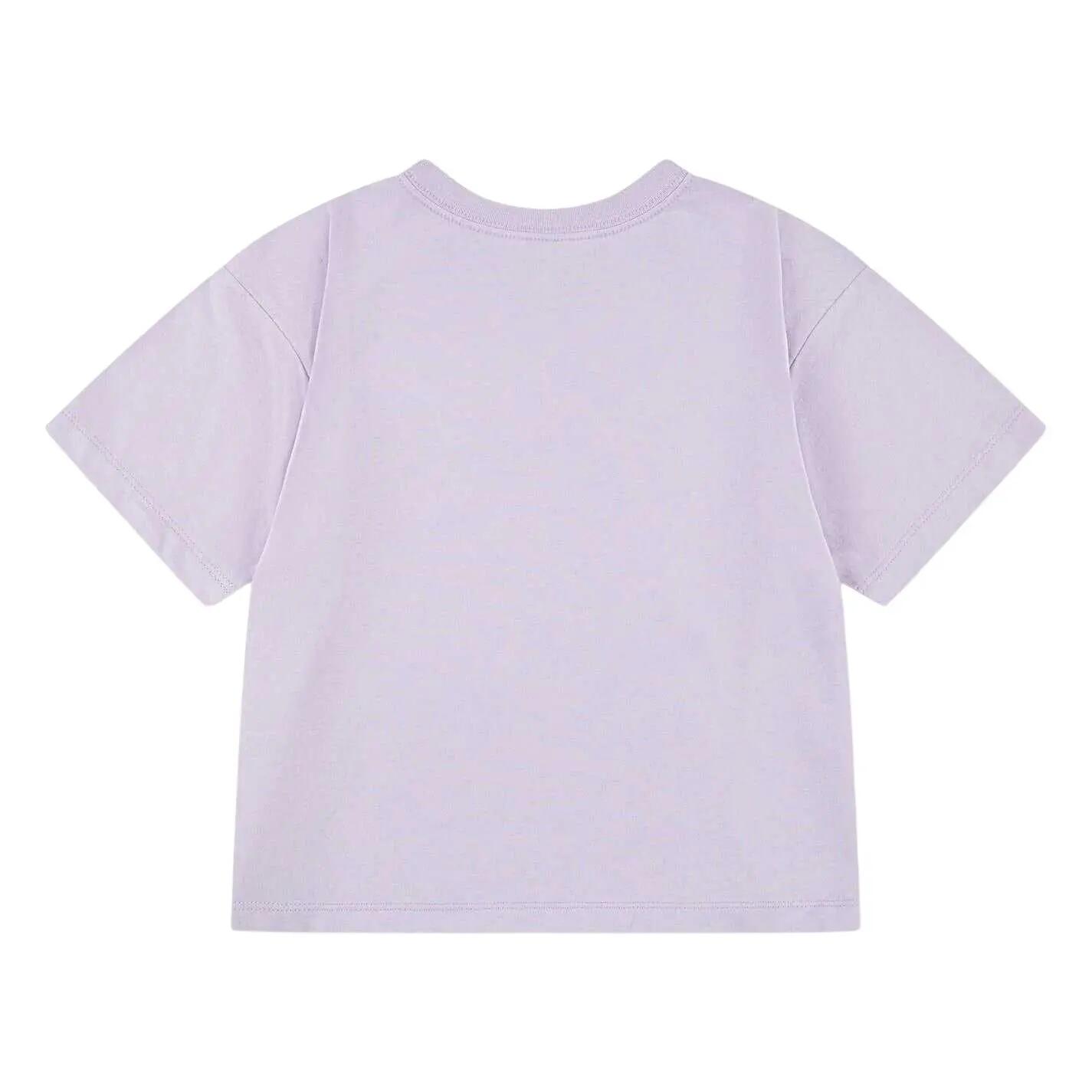kurzes TShirt für Mädchen Flieder 2/3