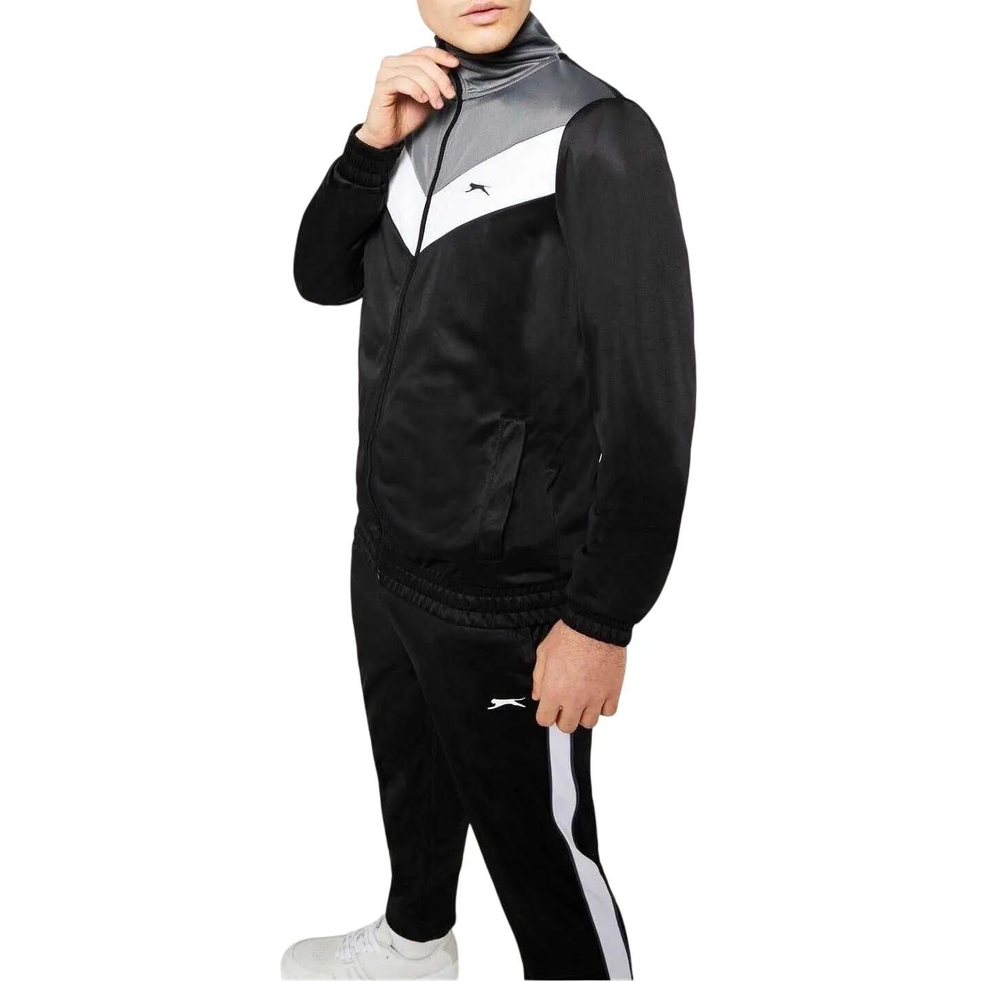 TrainingsanzugSet für , Leicht Herren Schwarz/Holzkohle 4/5