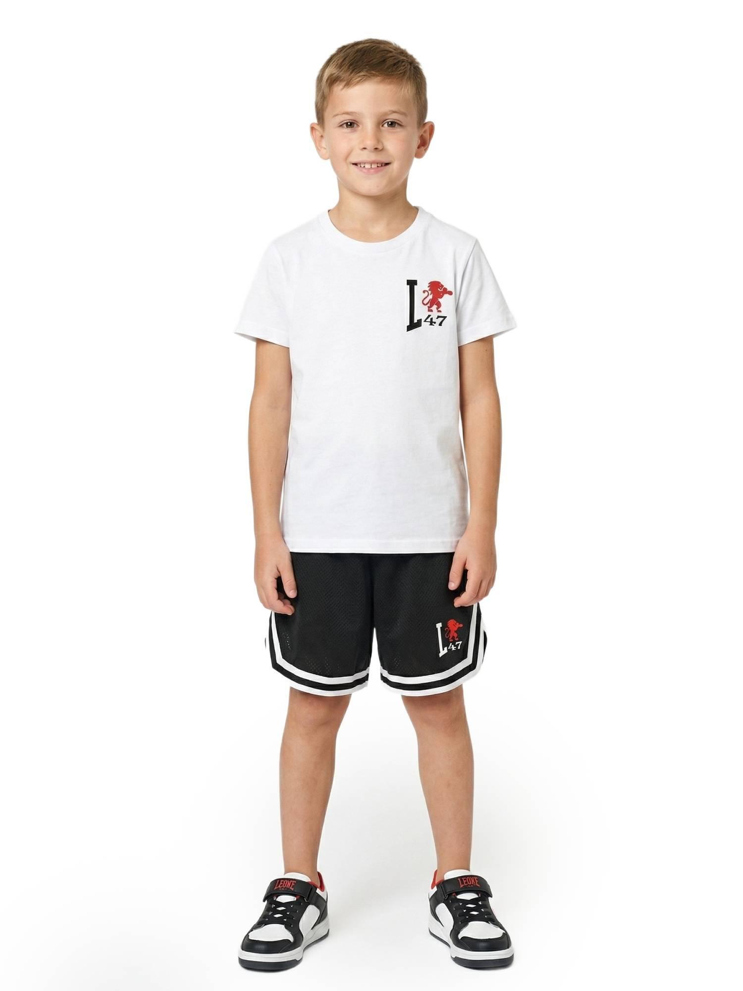 Jongensset: T-shirt + Bermudashort van mesh 3/3
