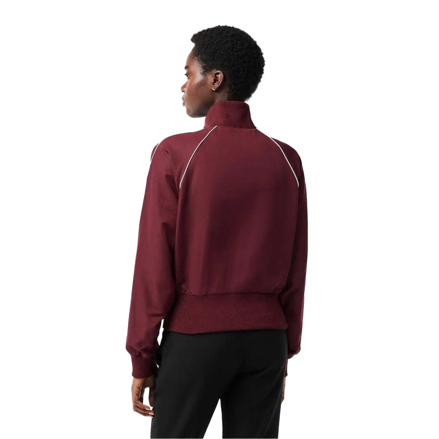 Womens/Ladies Full Zip Athletic Track Jacket (Zinfandel) 2/3