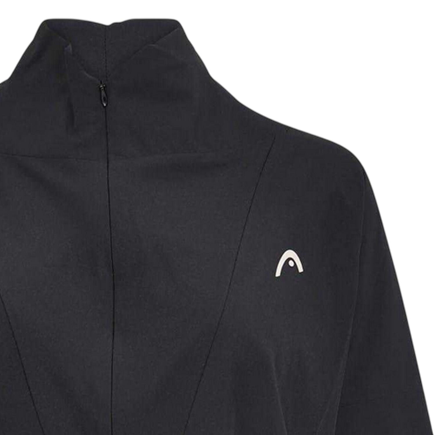 Giacca Capsula Con Cerniera Manica A 3/4 Donna Head Nero 3/4