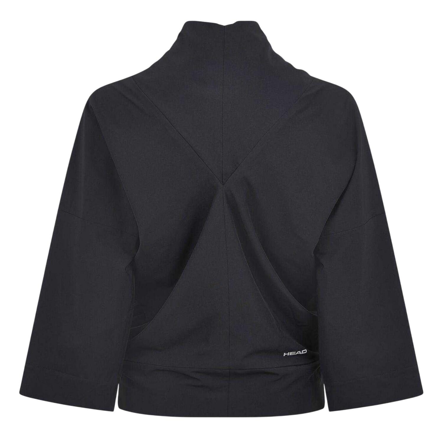 Giacca Capsula Con Cerniera Manica A 3/4 Donna Head Nero 2/4