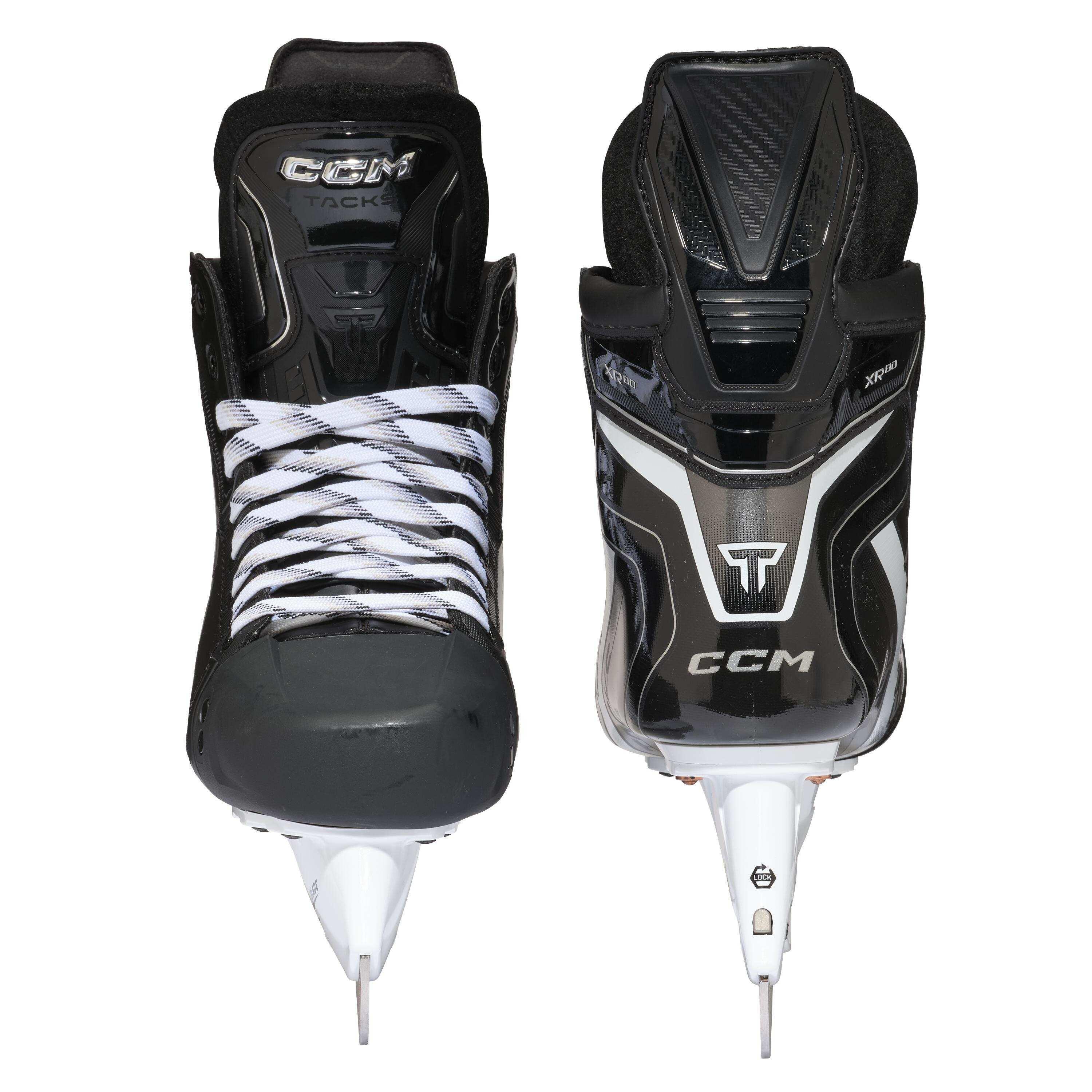 Tacks XR80 – łyżwy do hokeja na lodzie – czarne – białe 4/7