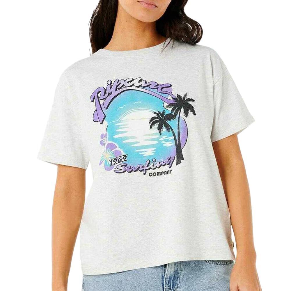 Women's Rip Curl Neon Isles Grey Marl T-Shirt