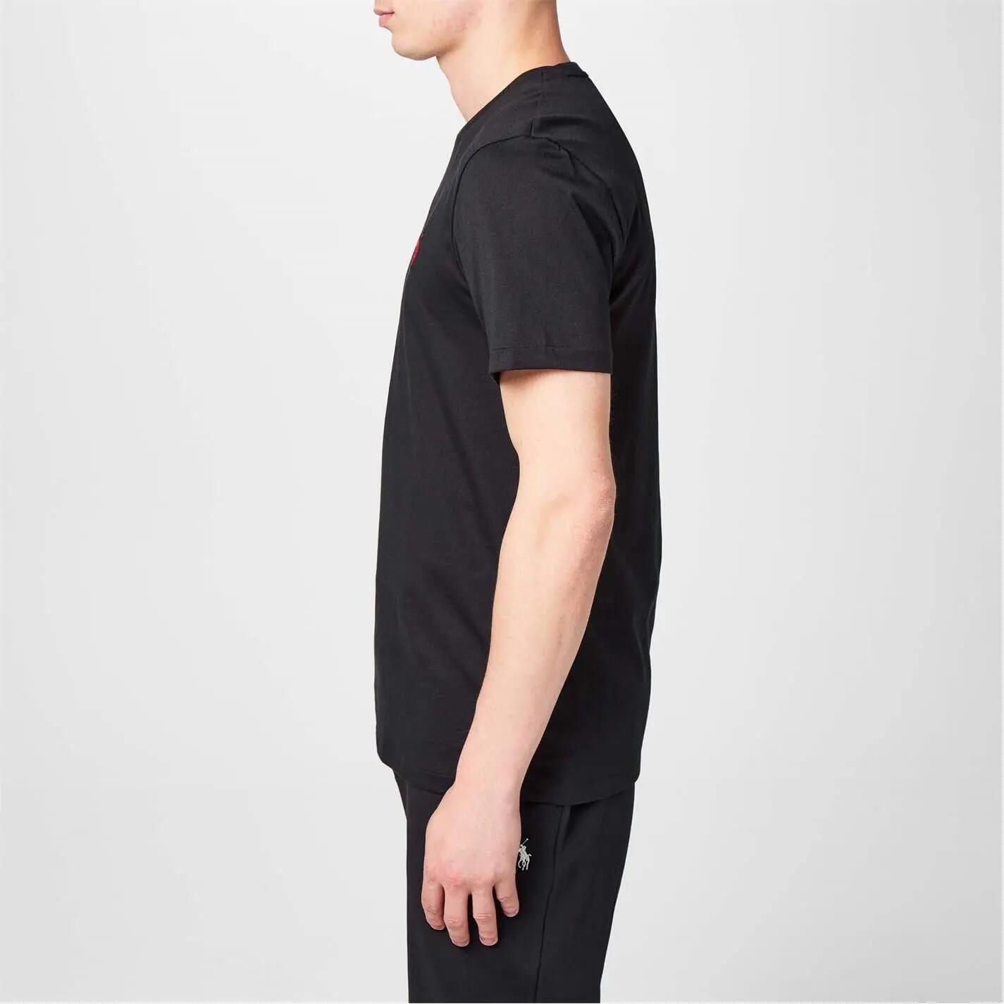 Mens Custom Regular TShirt (Black) 2/5